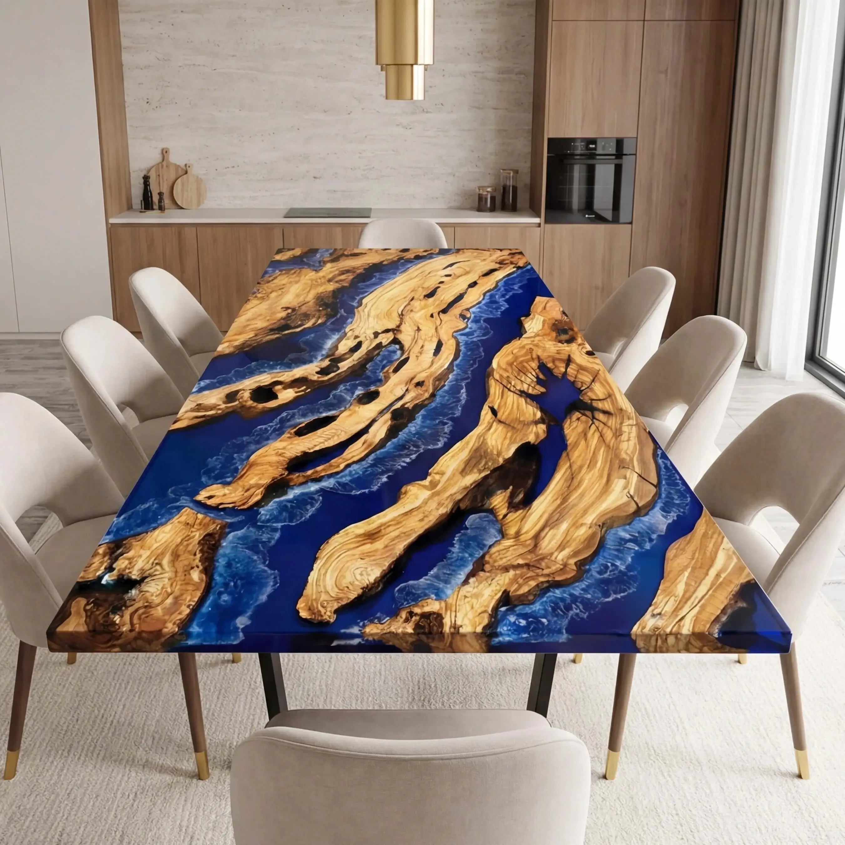 Custom-Olive-Epoxy-Resin-River-Table-Blue-Waves-XYT-58-20