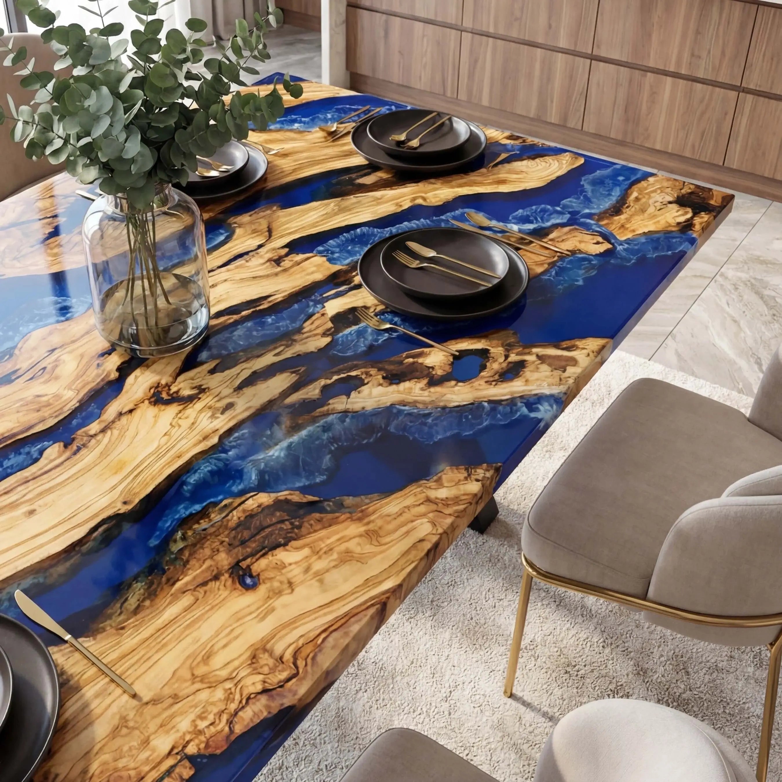 Custom-Olive-Epoxy-Resin-River-Table-Blue-Waves-XYT-58-21