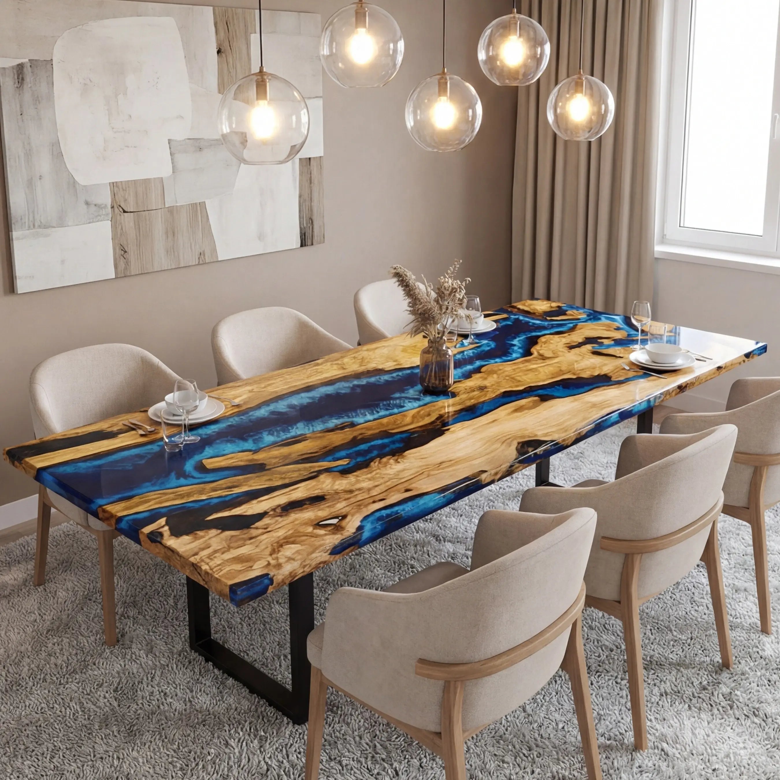Custom-Olive-Epoxy-Resin-River-Table-Deep-Sea-Blue-XTR-49-20