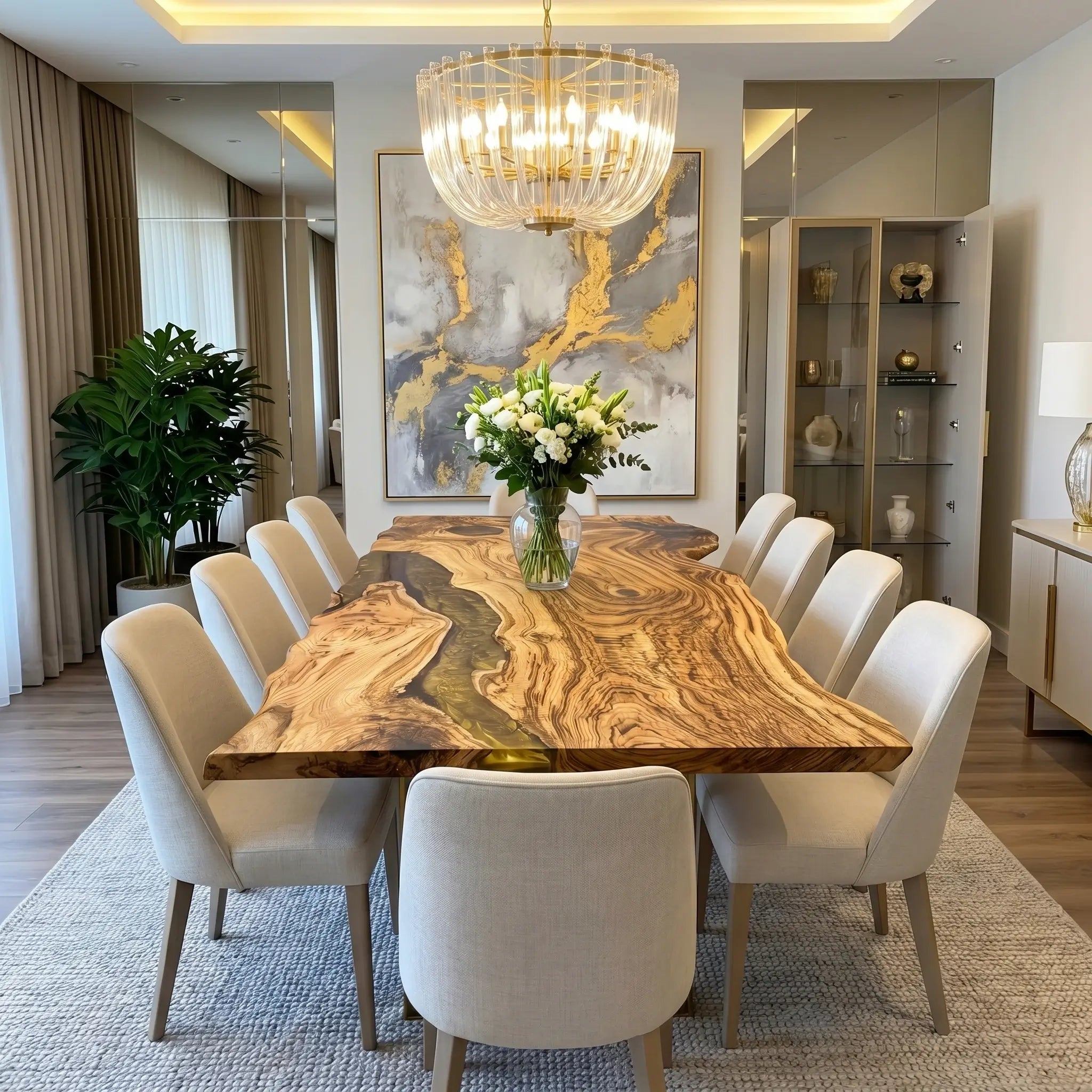 Custom-Olive-Epoxy-Resin-River-Table-Gold-KZT-58-18
