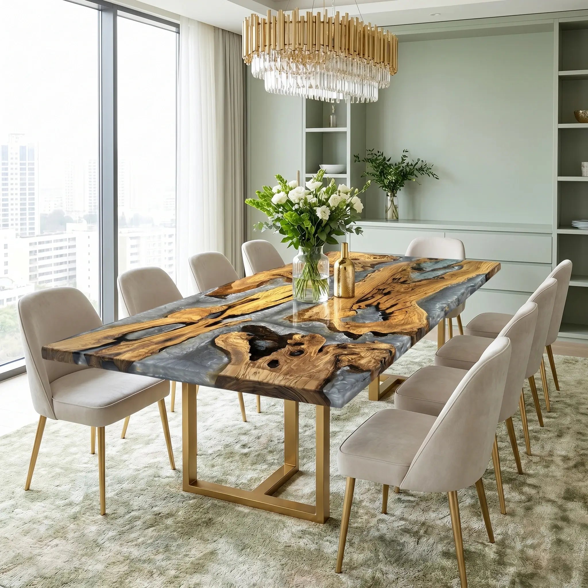 Custom-Olive-Epoxy-Resin-River-Table-Gray-Resin-GRT-72-23