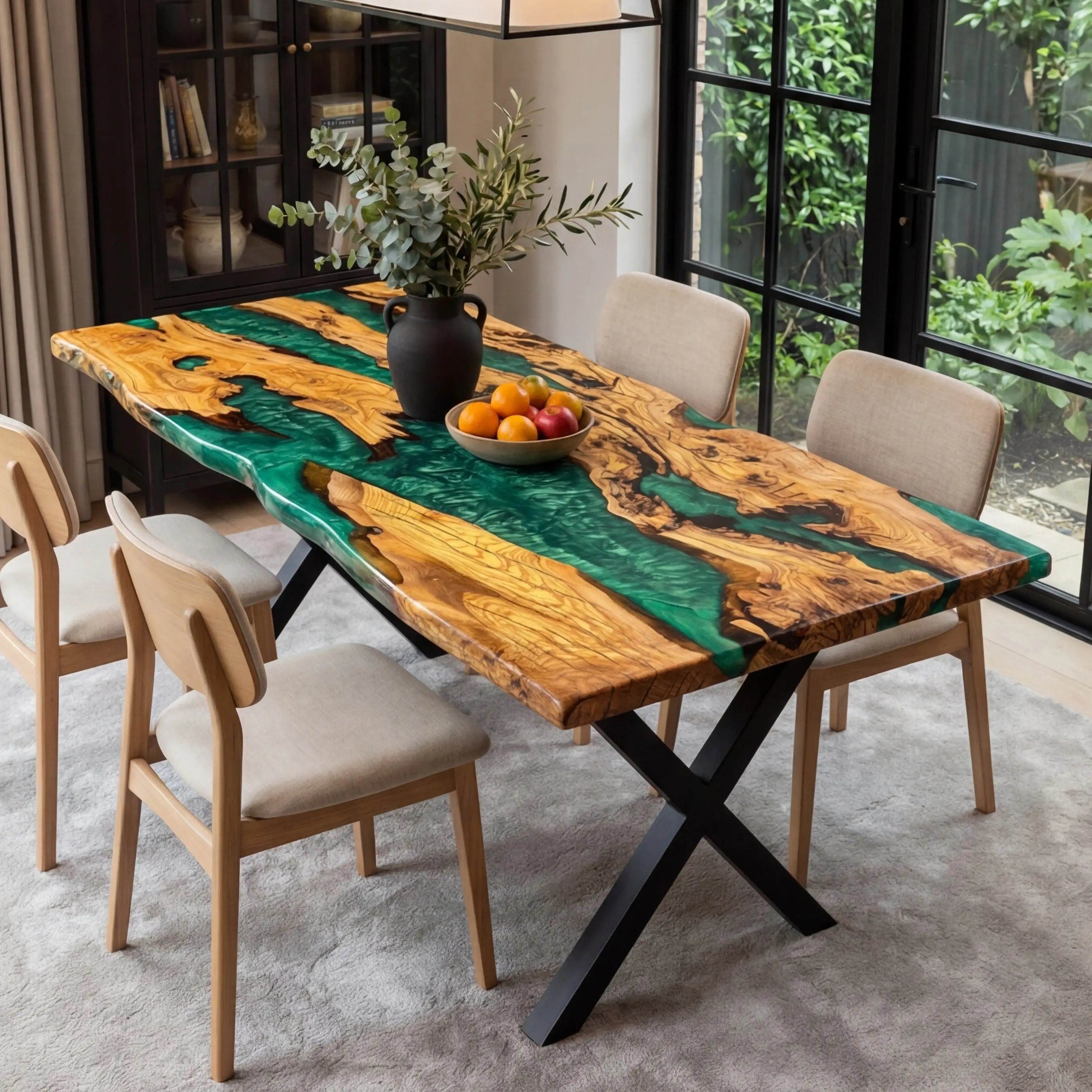 Custom-Olive-Epoxy-Resin-River-Table-Green-Pearl-CRT-56-19