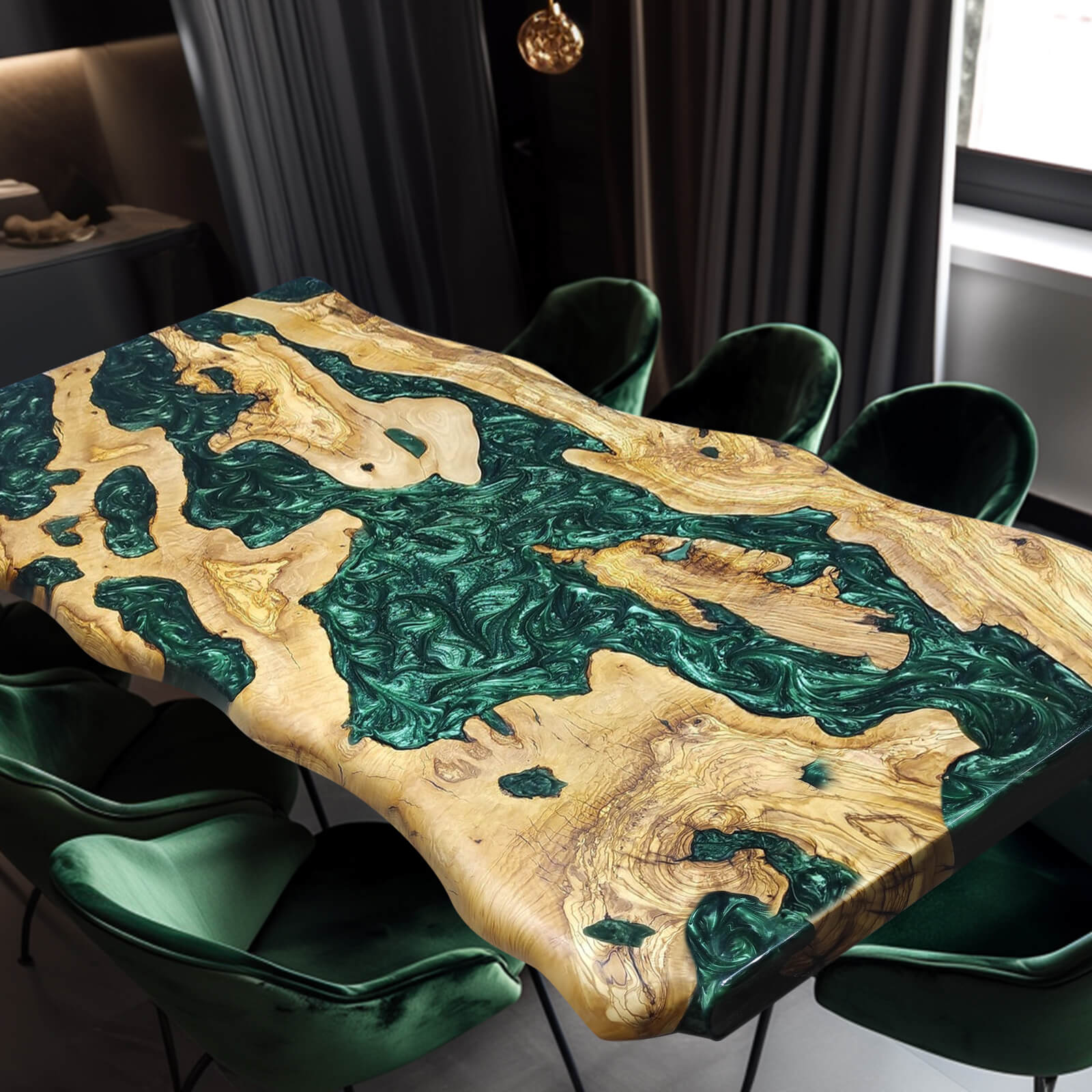 custom-olive-epoxy-resin-river-table-green-pearl-zrt-84-89