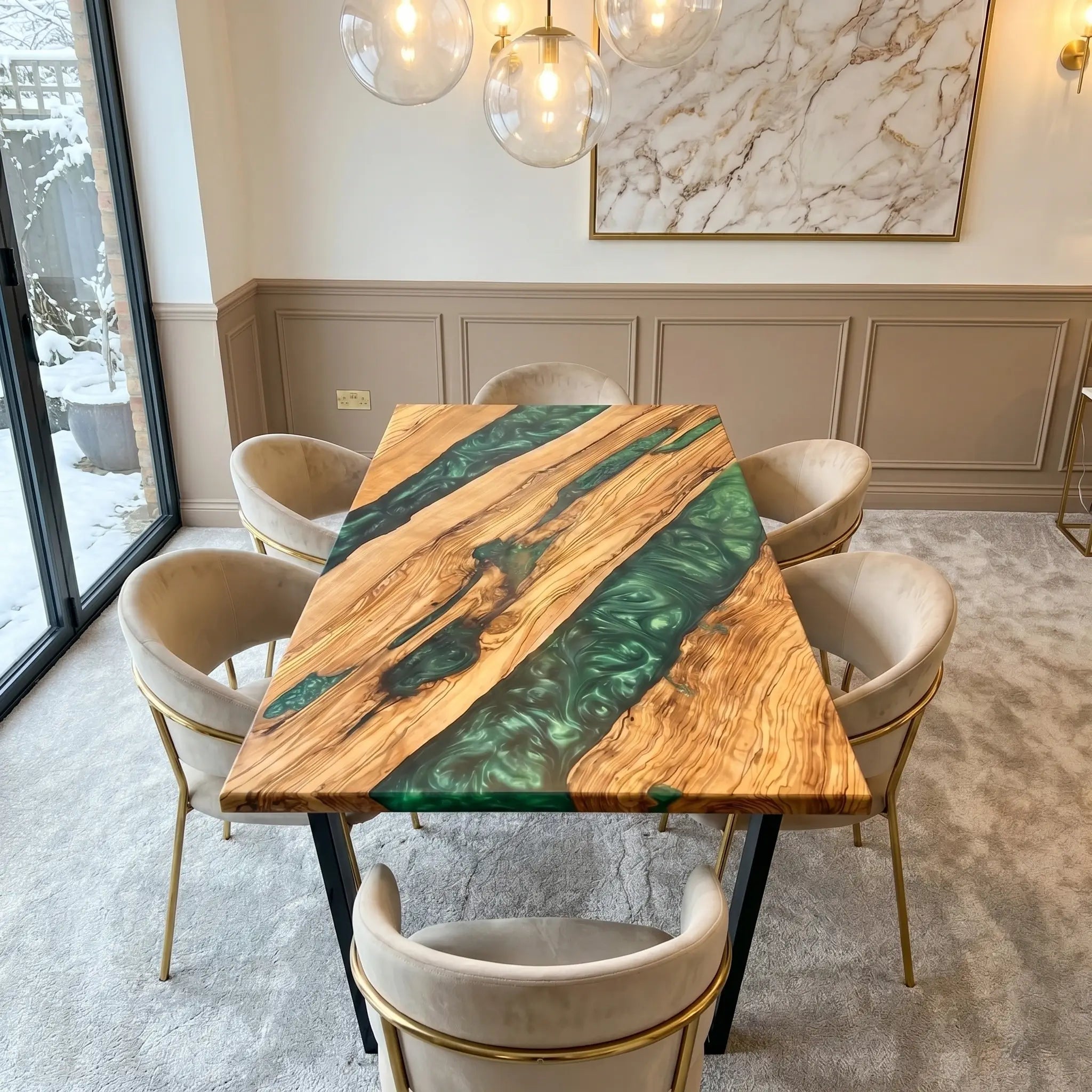 Custom-Olive-Epoxy-Resin-River-Table-Green-Resin-ERY-99-22