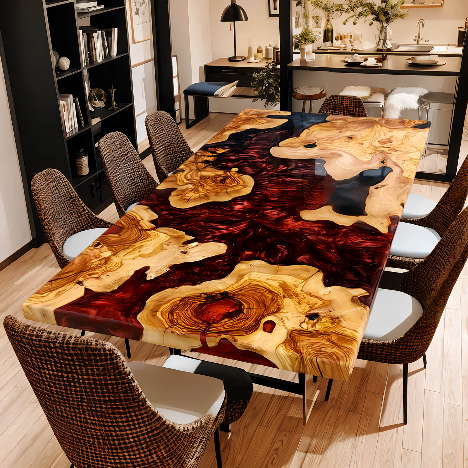 custom-olive-epoxy-resin-river-table-red-resin-jtr-42-29