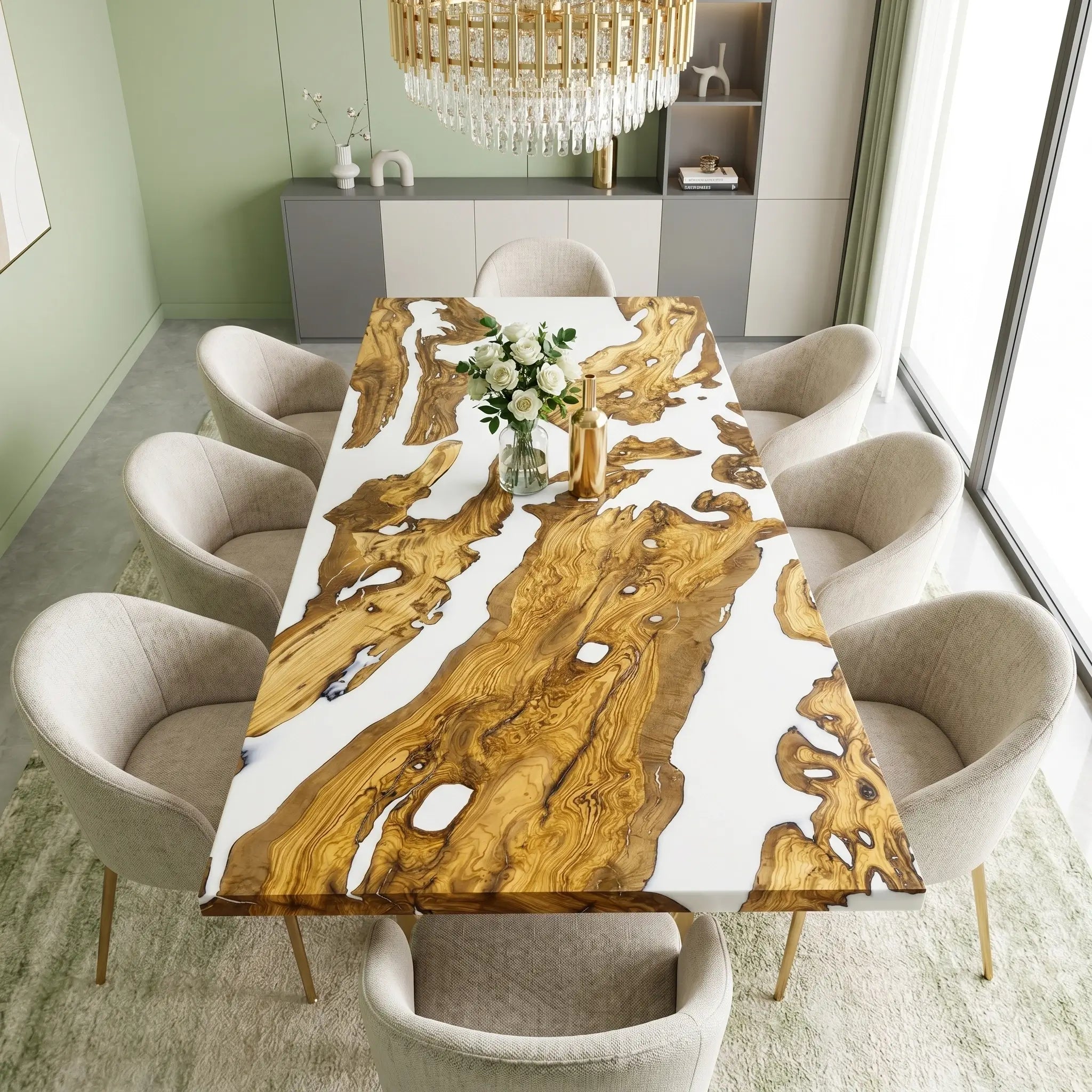 Custom-Olive-Epoxy-Resin-River-Table-White-Resin-XRT-53-22