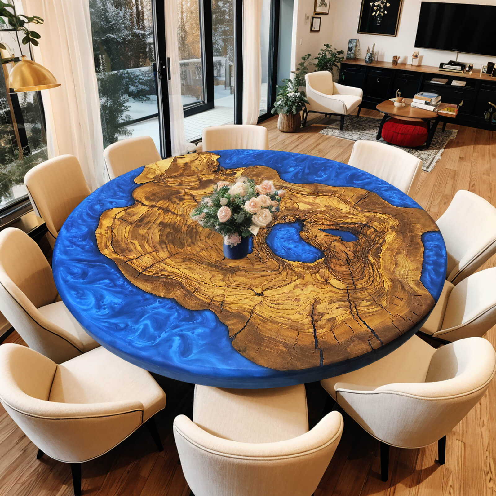 custom-olive-epoxy-resin-round-coffee-table-blue-resin-erk-59-76