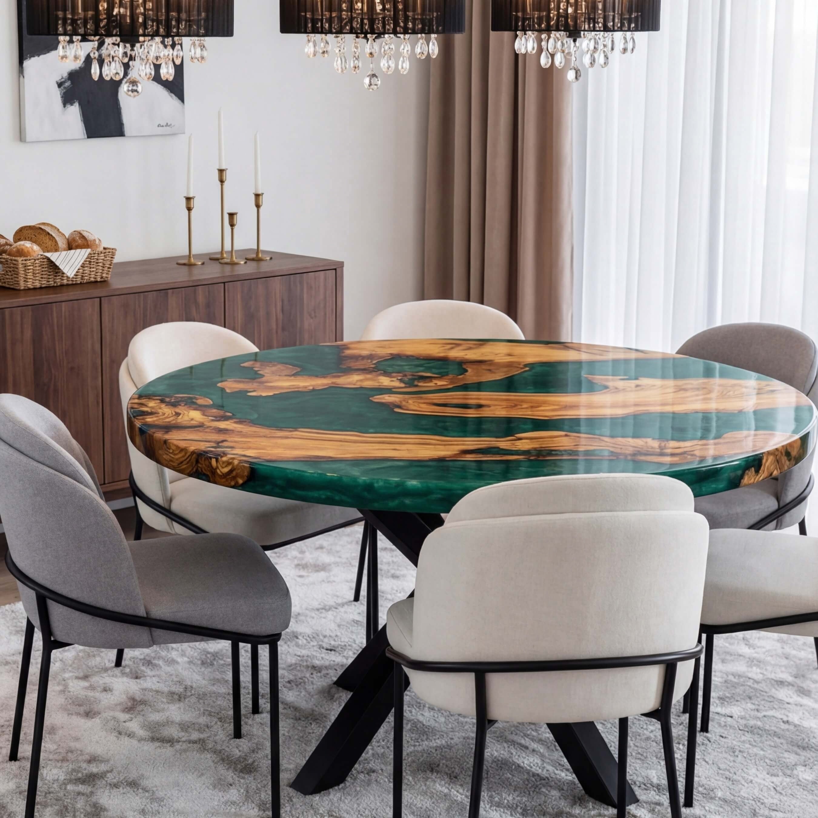 Custom-Olive-Epoxy-Resin-Round-Coffee-Table-Blue-Resin-ERT-77-20