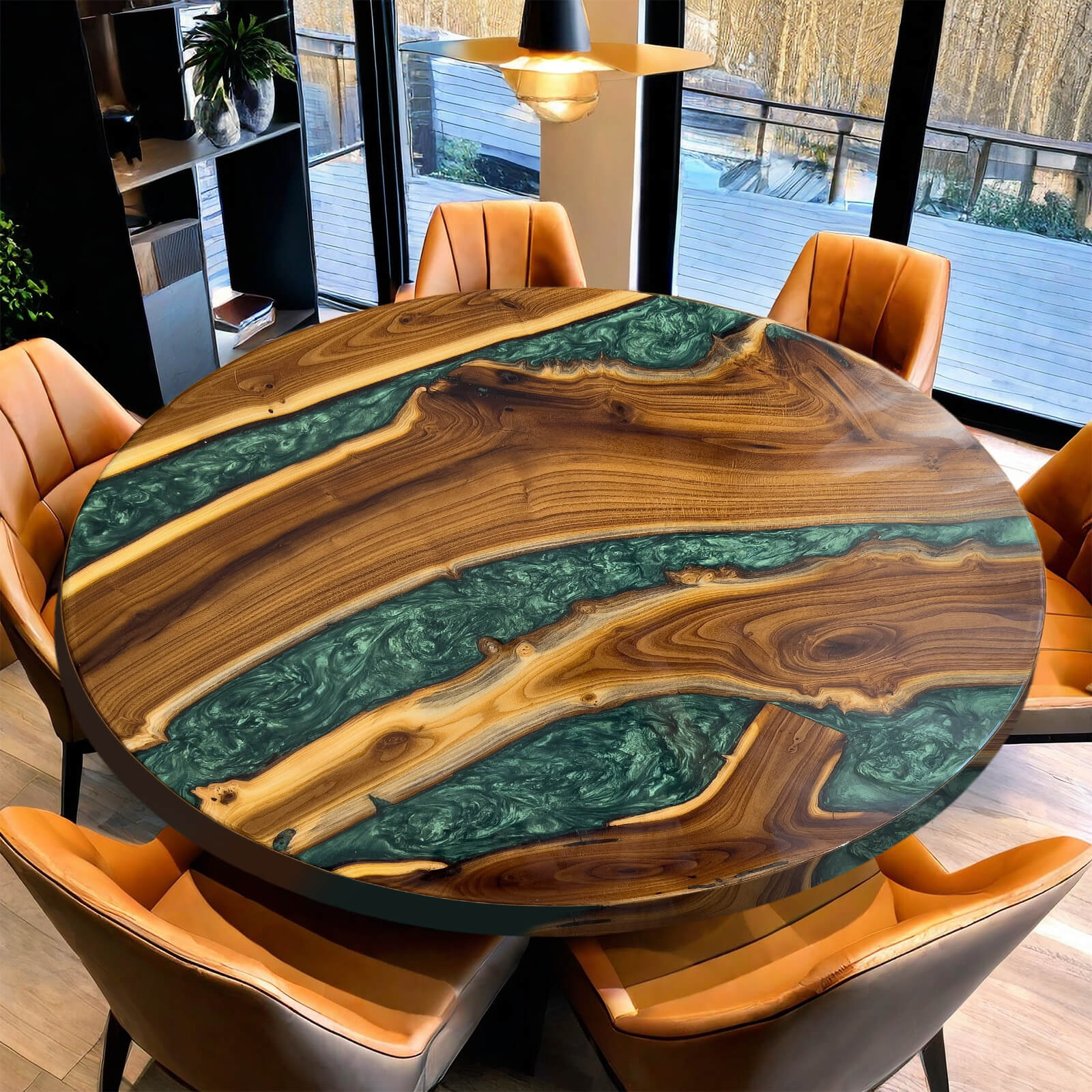 custom-olive-epoxy-resin-round-coffee-table-green-resin-eld-45-82