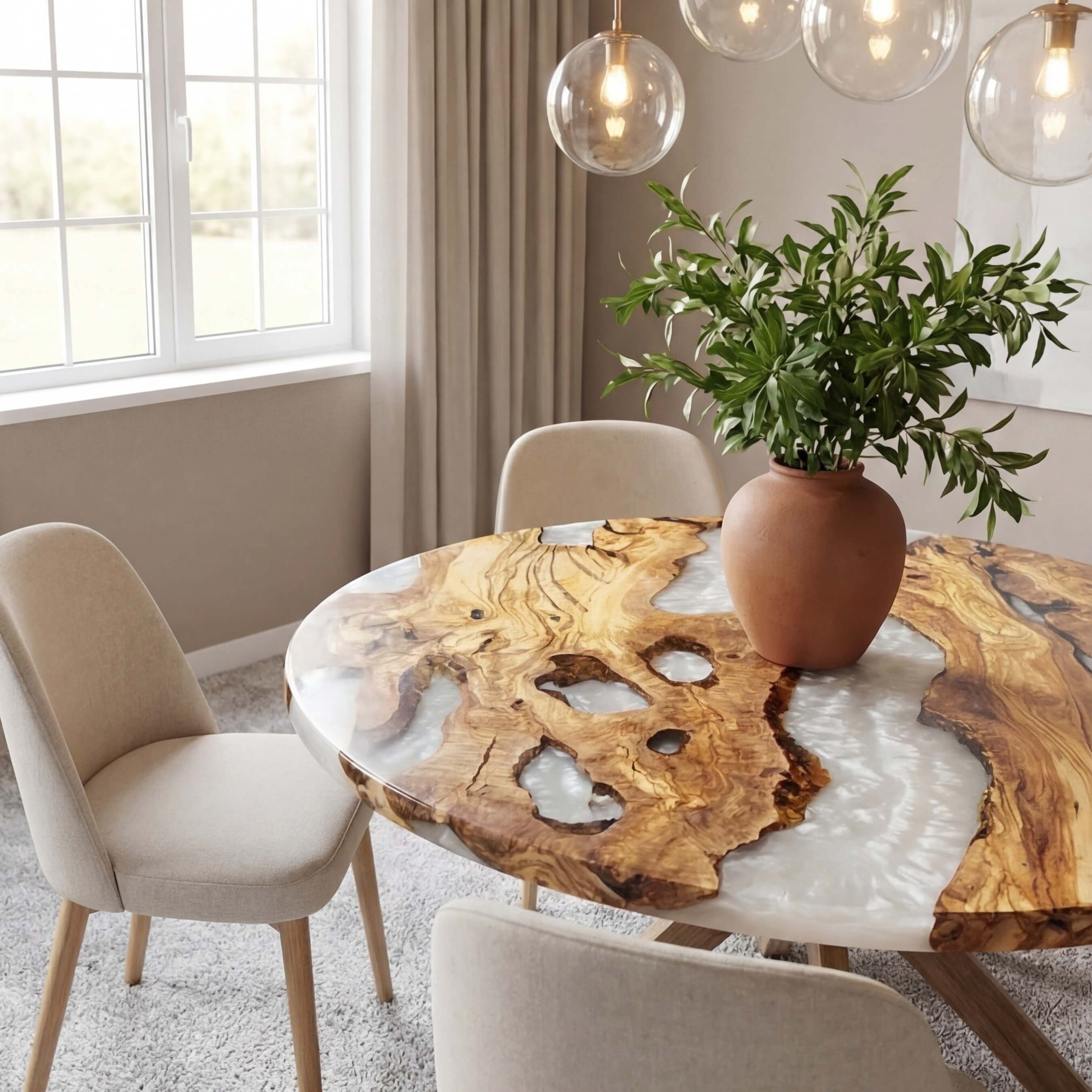 Custom-Olive-Epoxy-Resin-Round-Coffee-Table-White-Resin-OTR-84-19