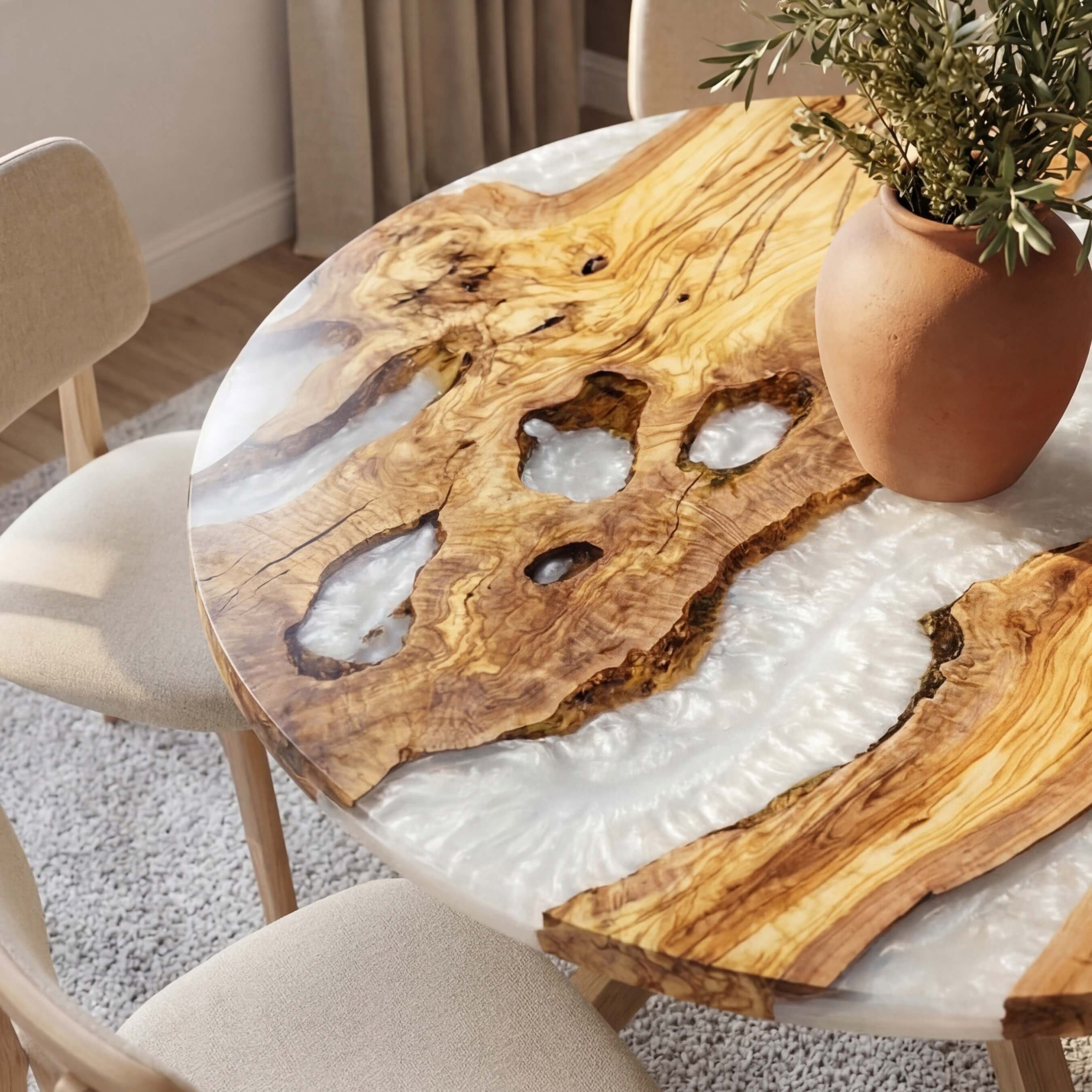 Custom-Olive-Epoxy-Resin-Round-Coffee-Table-White-Resin-OTR-84-21