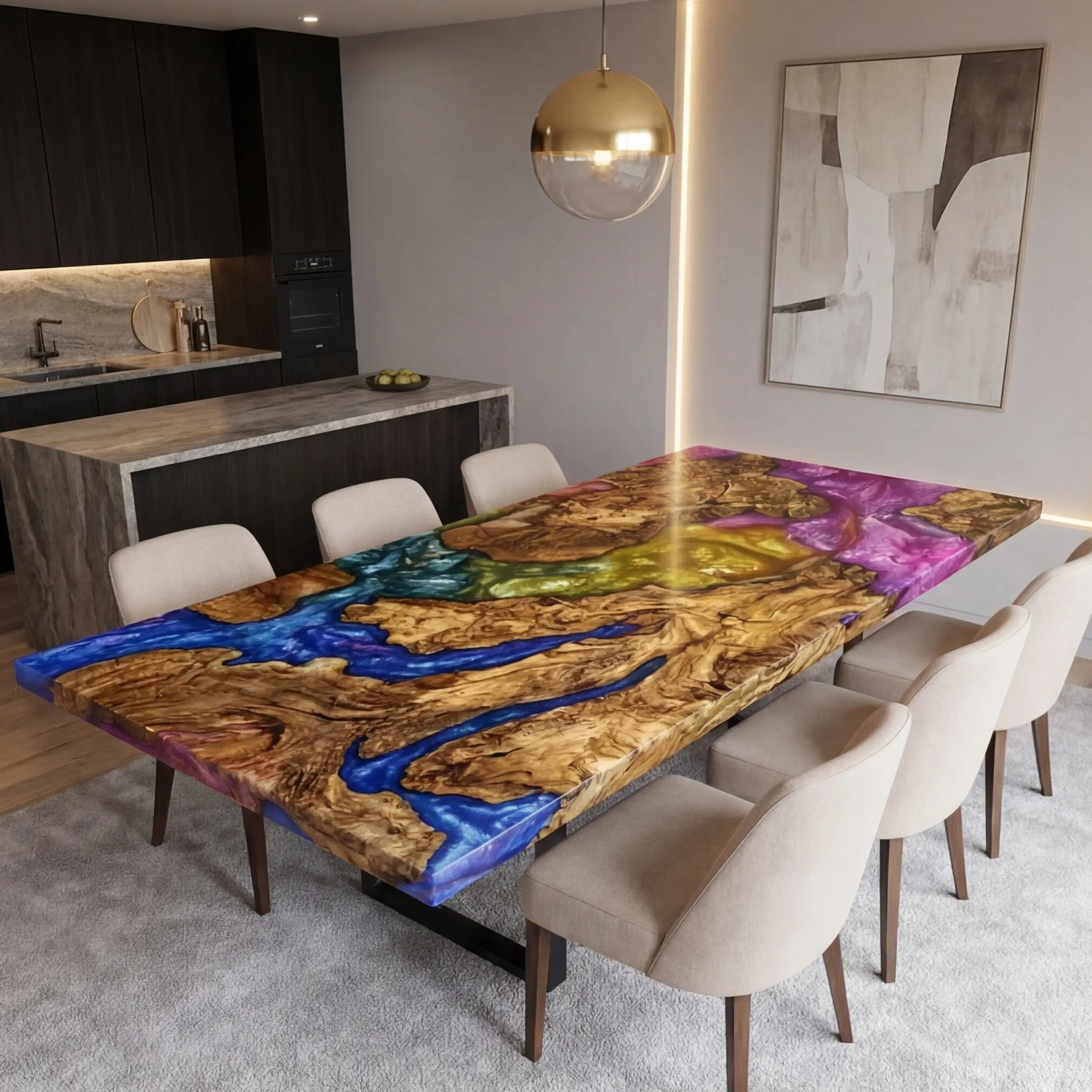Custom-Olive-Wood-Epoxy-Resin-River-Table-Colorful-Resin-ORP-56-18