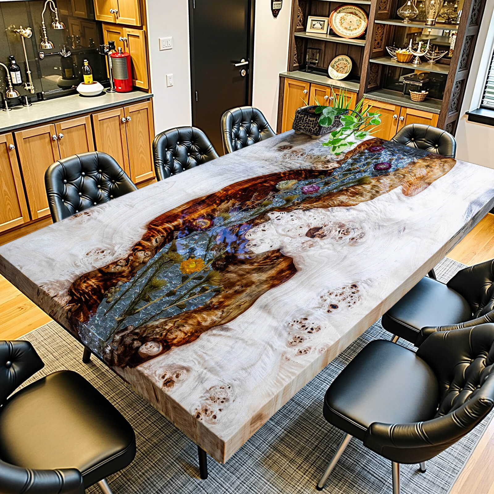 custom-poplar-epoxy-resin-rectangular-flower-coffee-table-ice-crack-resin-err-31-98