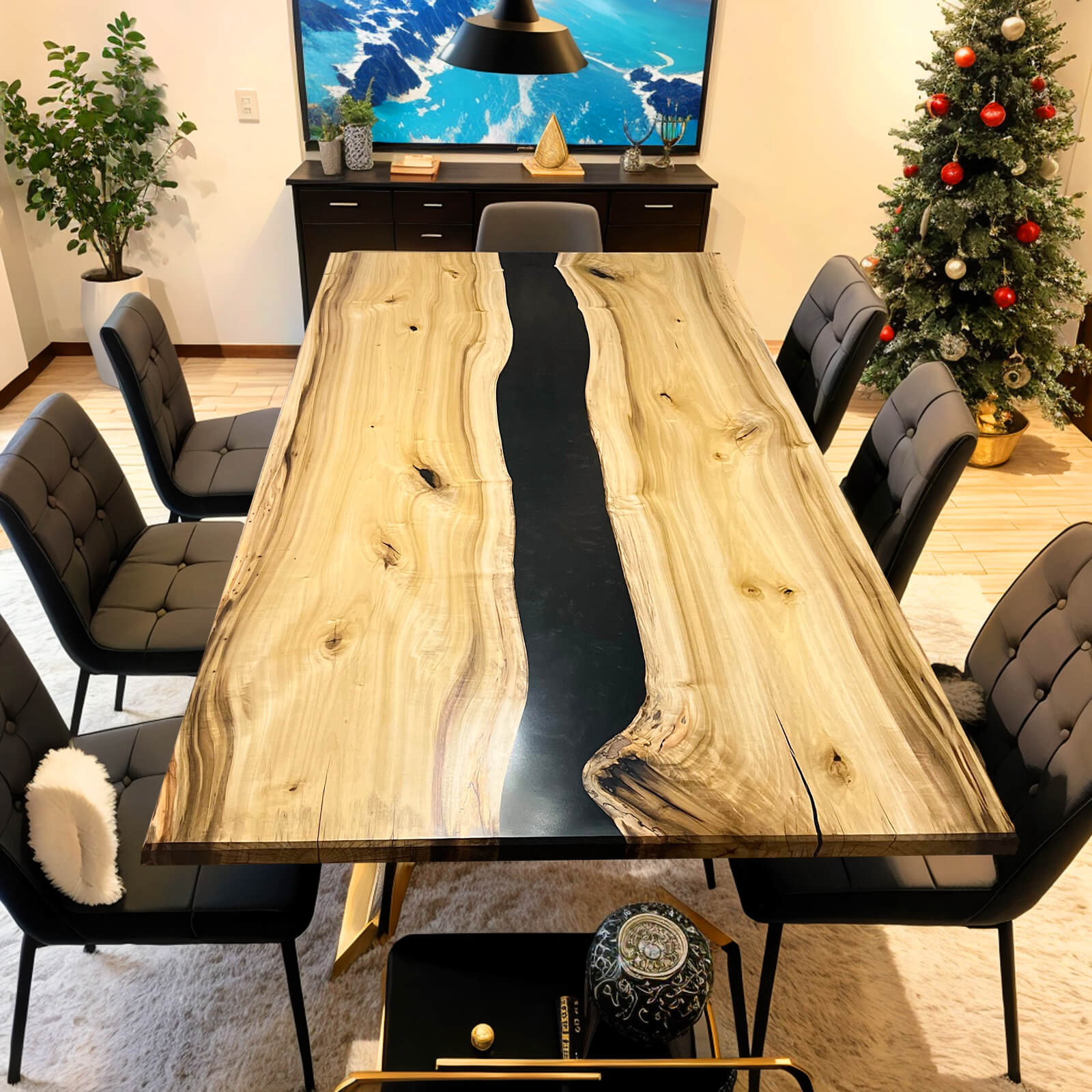 custom-poplar-epoxy-resin-river-table-black-resin-xjt-28-74