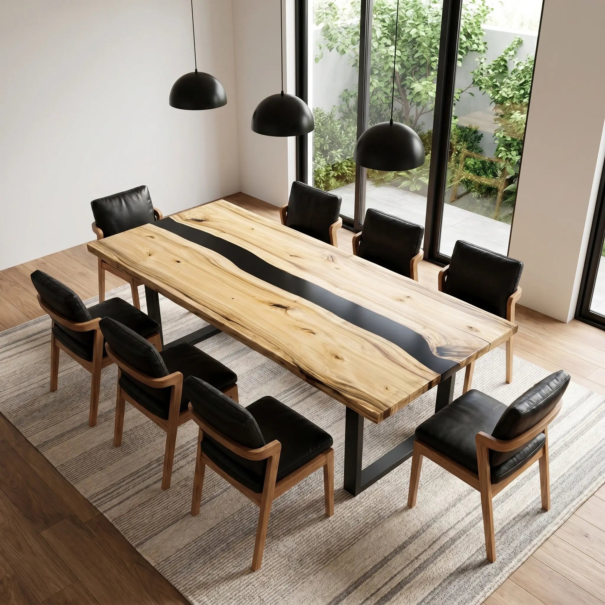 Custom-Poplar-Epoxy-Resin-River-Table-Black-Resin-XJT-28-22