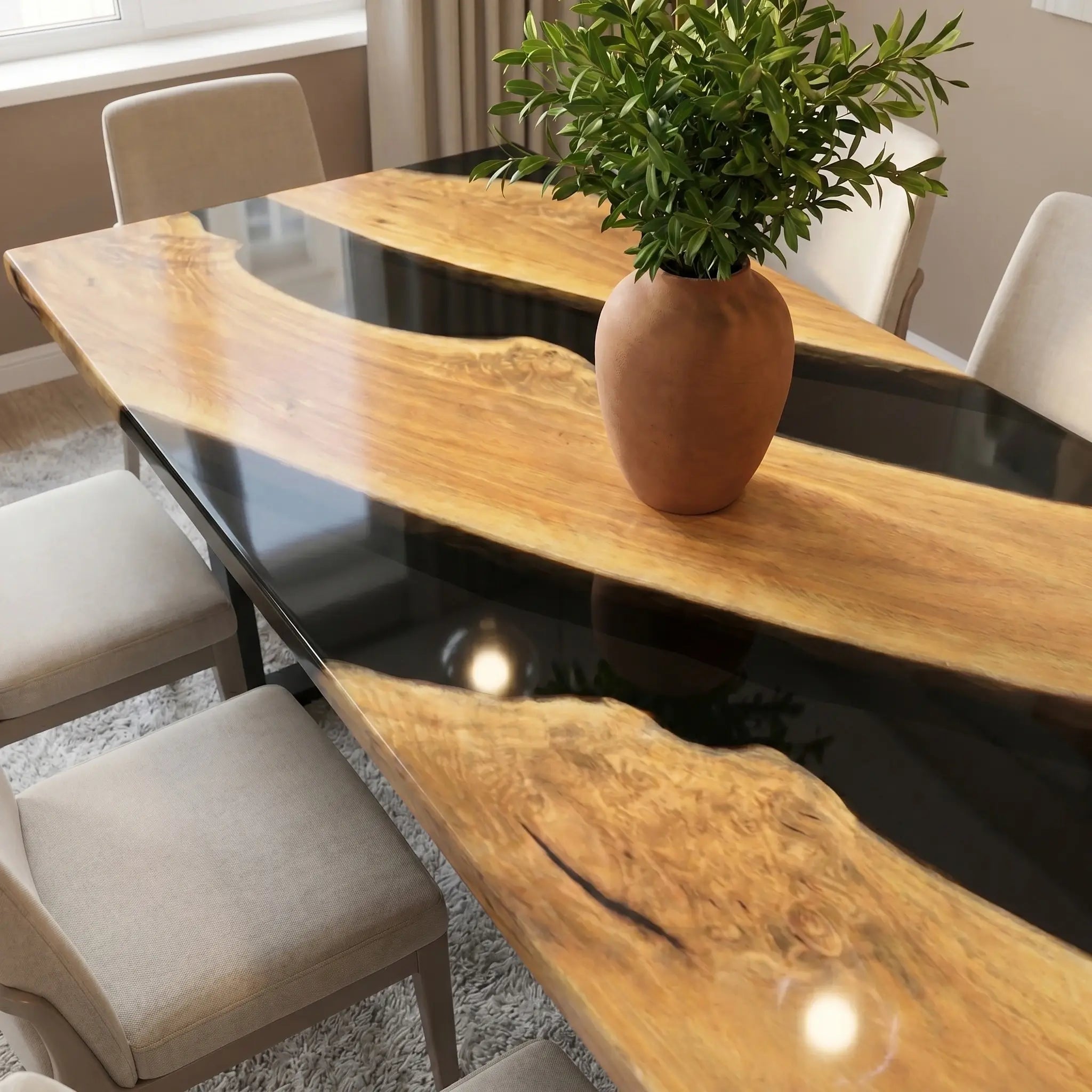 Custom-Poplar-Epoxy-Resin-River-Table-Black-Resin-ZRT-56-23