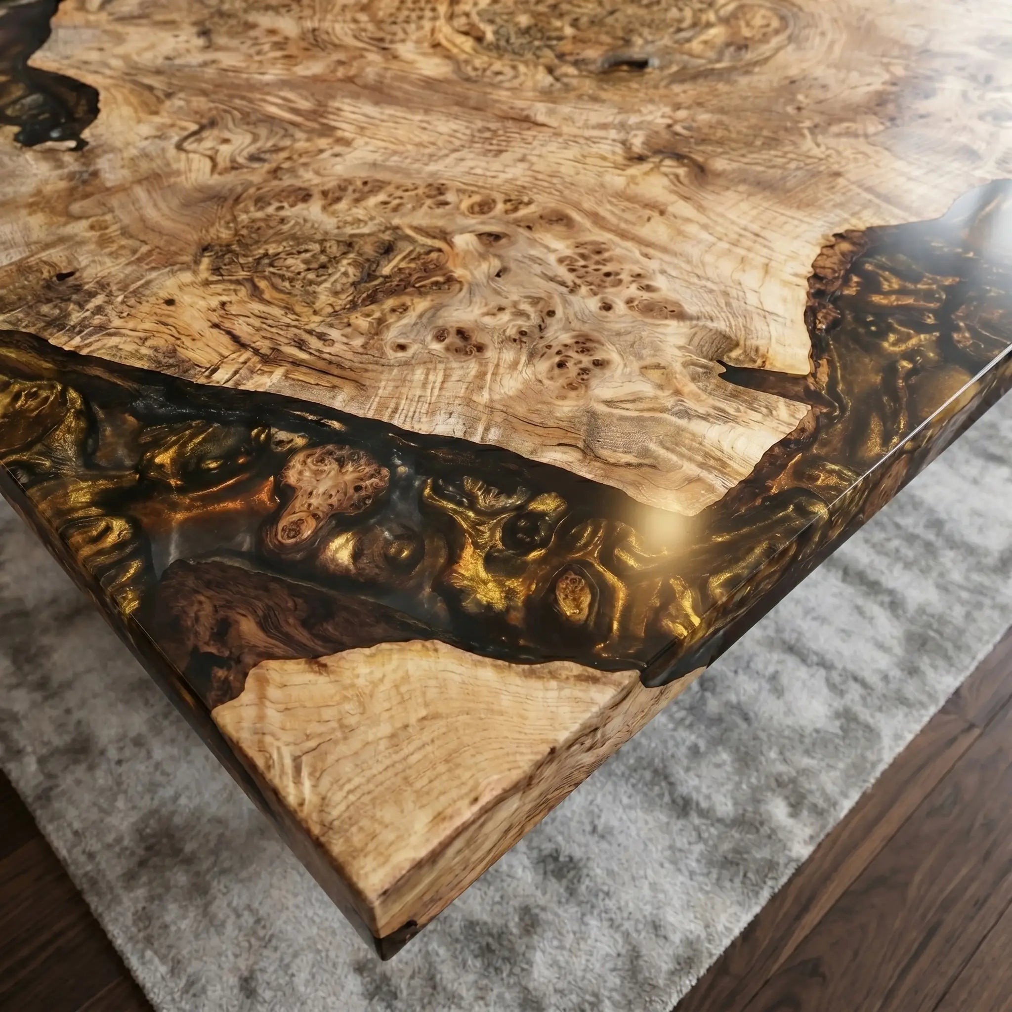 Custom-Poplar-Epoxy-Resin-River-Table-Gold-Resin-POP-73-21