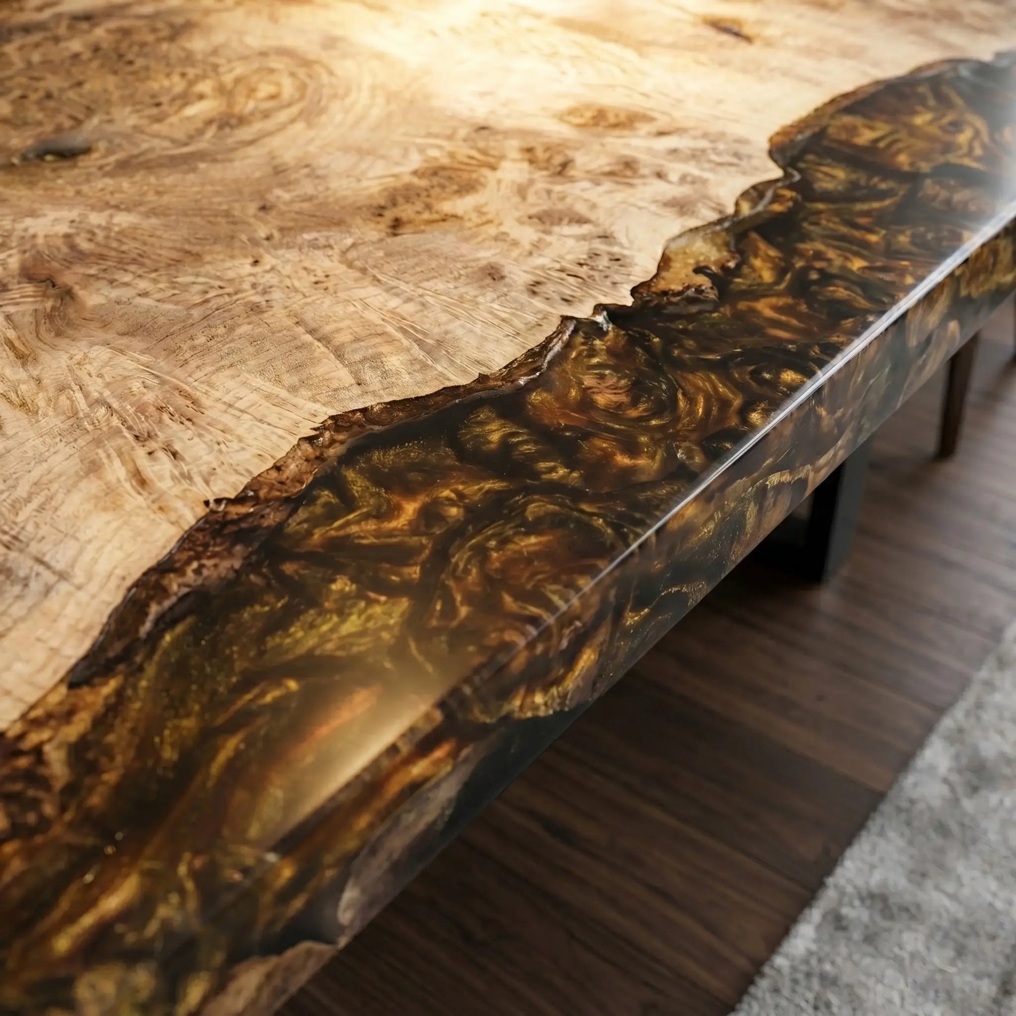 Custom-Poplar-Epoxy-Resin-River-Table-Gold-Resin-POP-73-22