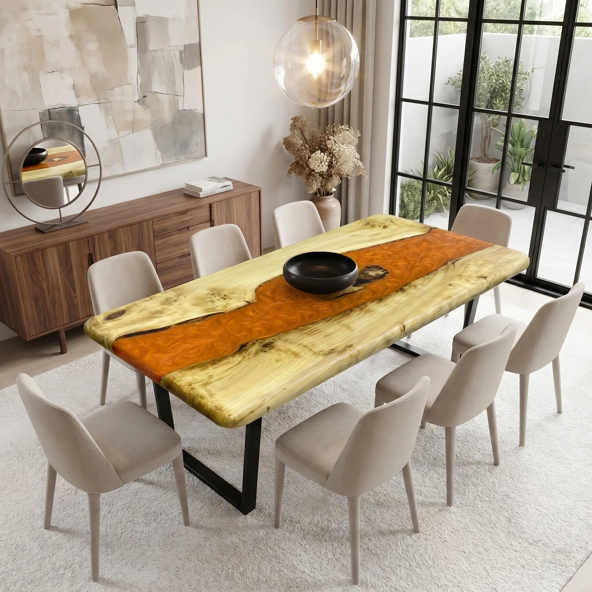 Custom-Poplar-Epoxy-Resin-River-Table-Orange-KLT-56-23