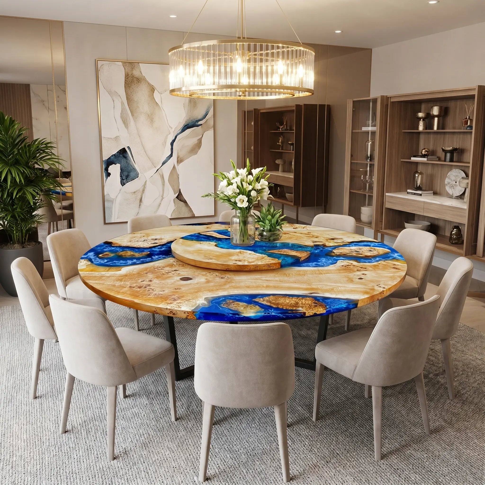 Custom-Poplar-Epoxy-Resin-Round-Coffee-Table-Blue-Resin-ERP-36-18