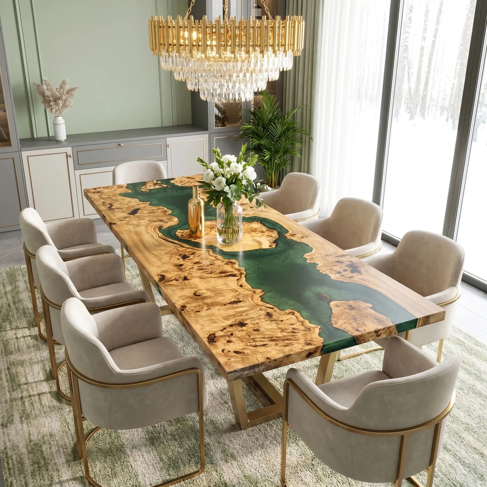 Custom-Poplar-Wood-Epoxy-Resin-River-Table-Green-Resin-ORT-77-18