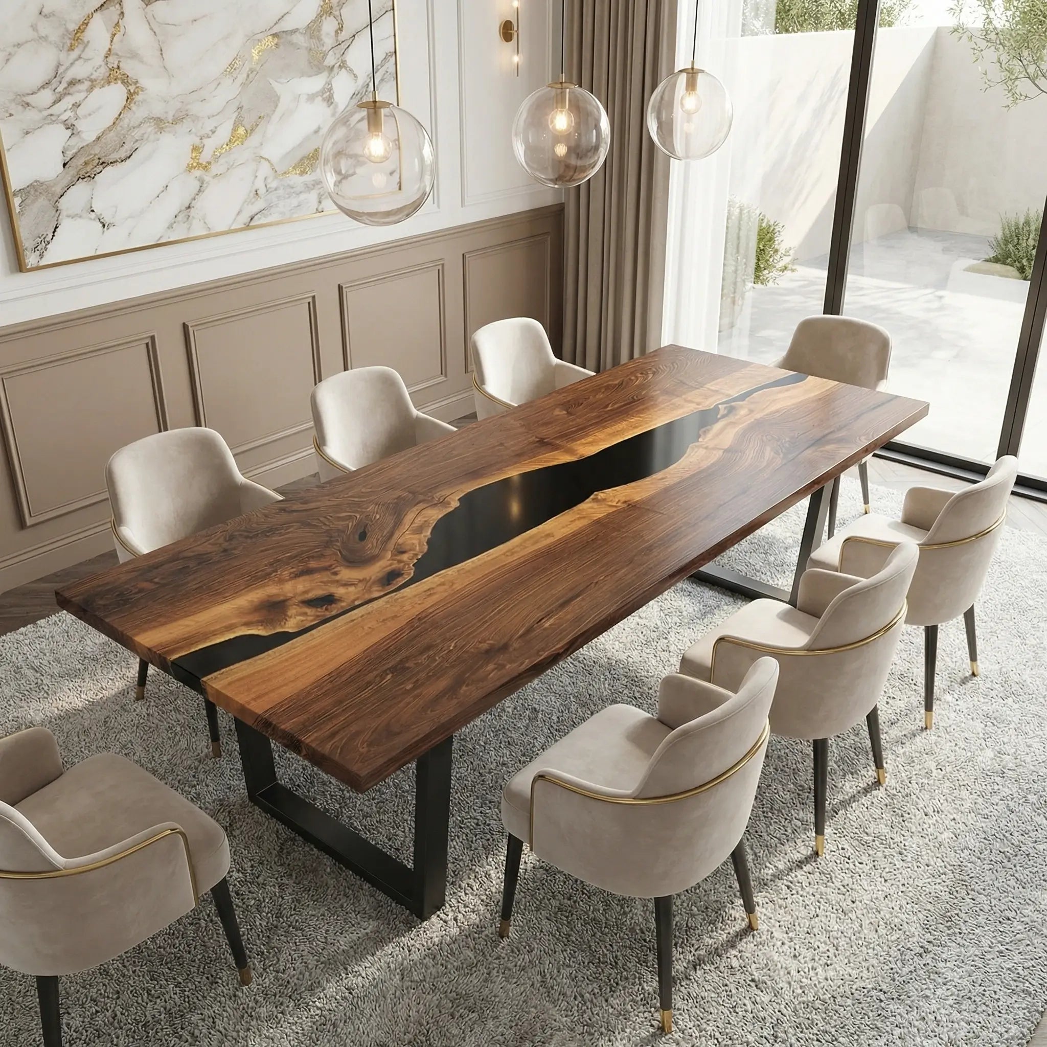 Custom-Walnut-Epoxy-Resin-River-Table-Black-Resin-QRT-92-21