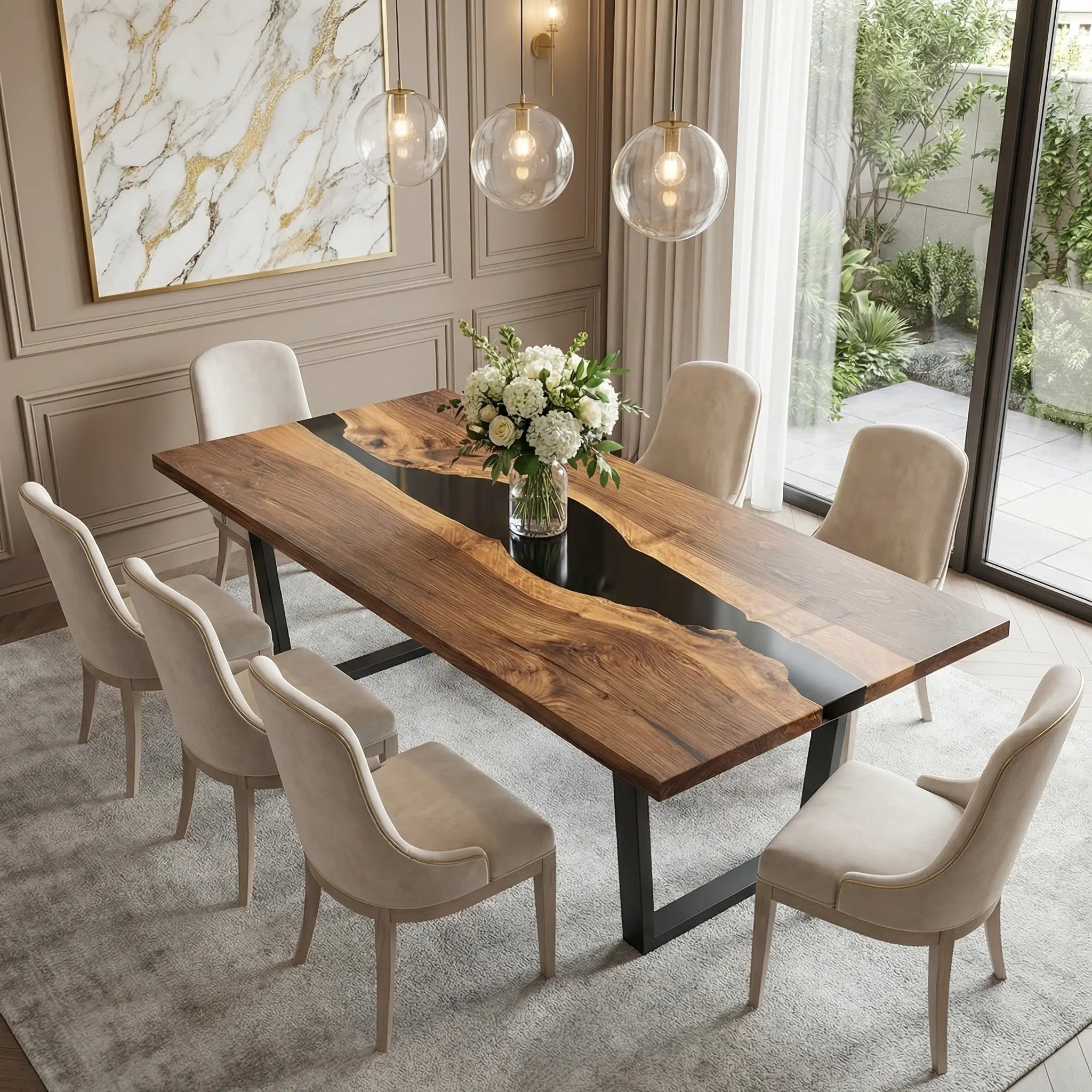 Custom-Walnut-Epoxy-Resin-River-Table-Black-Resin-QRT-92-22