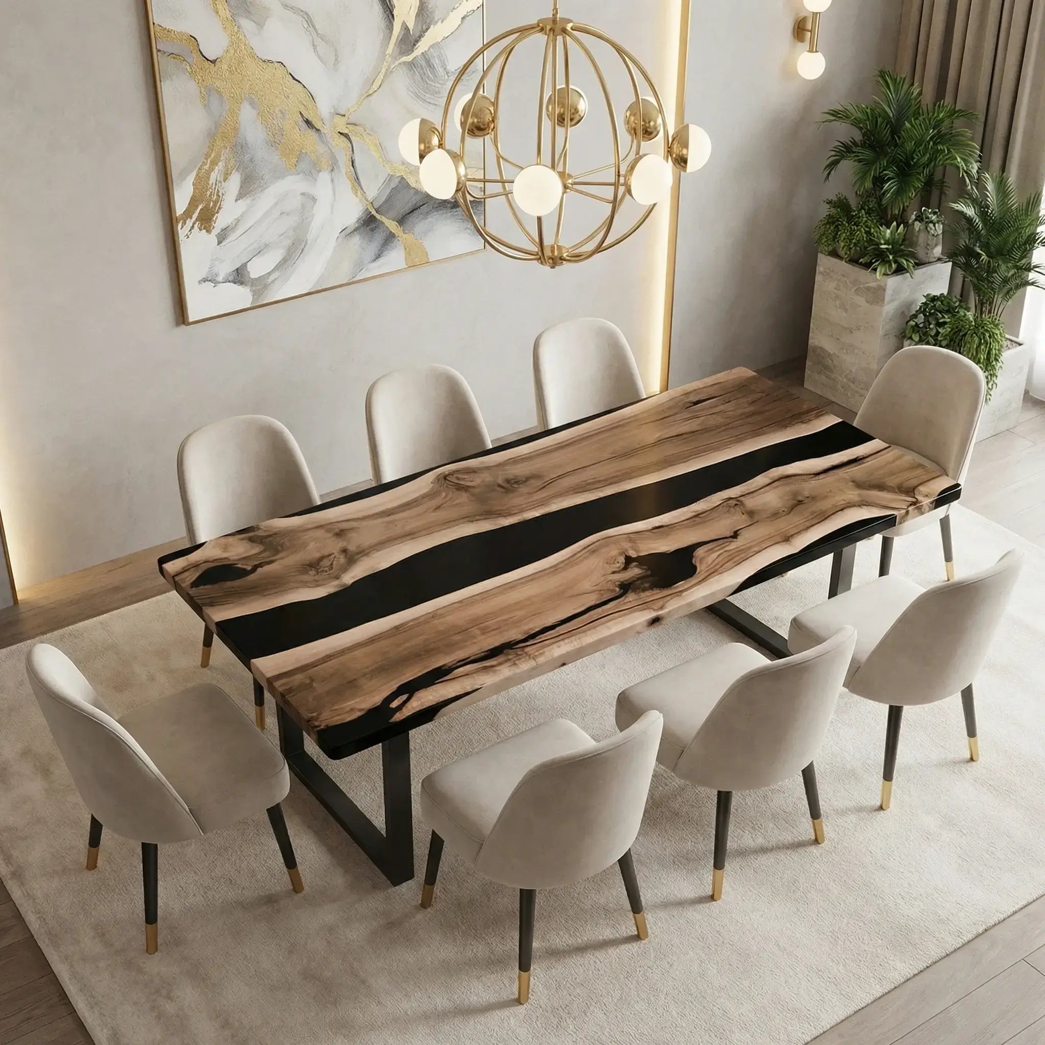 Custom-Walnut-Epoxy-Resin-River-Table-Black-Resin-RFT-94-21