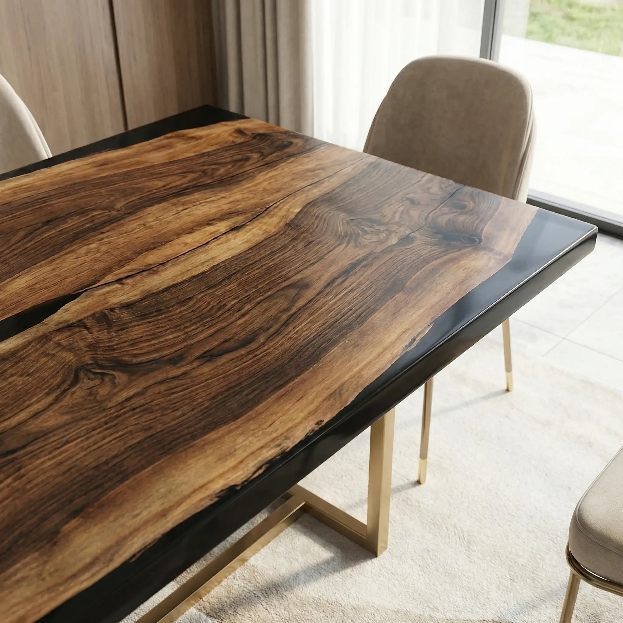 Custom-Walnut-Epoxy-Resin-River-Table-Black-Resin-WRT-28-19
