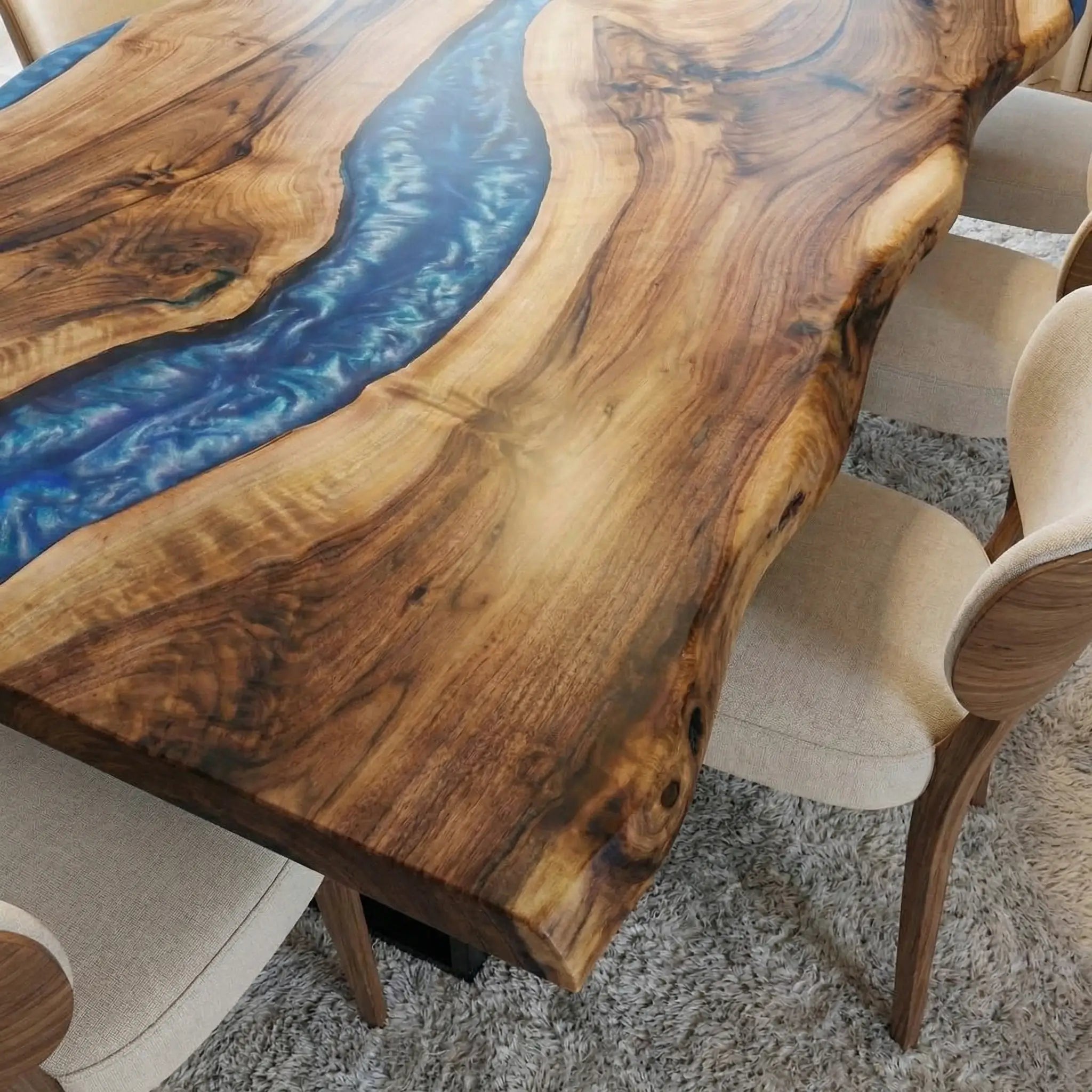 Custom-Walnut-Epoxy-Resin-River-Table-Blue-Pearl-ERT-85-20