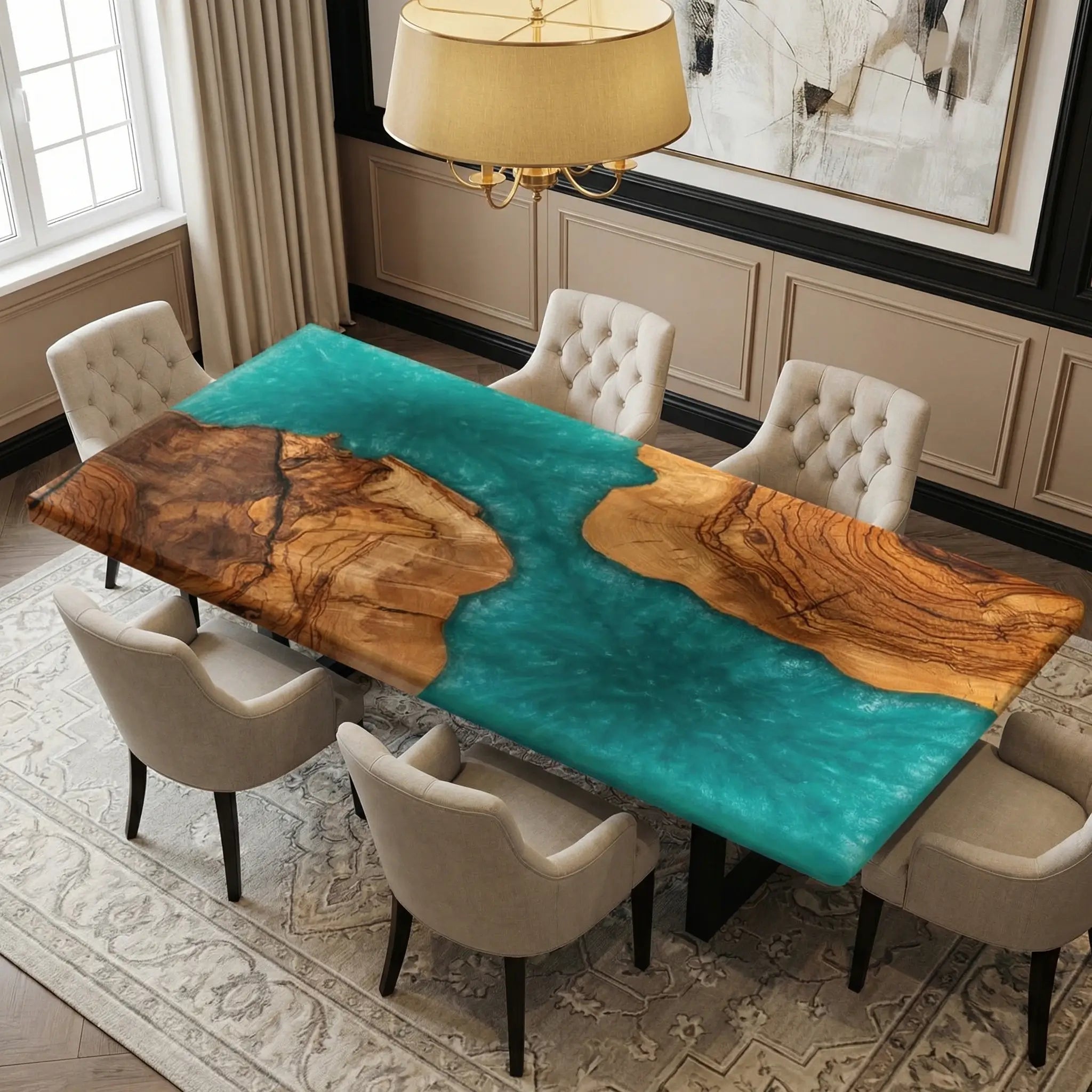 Custom-Walnut-Epoxy-Resin-River-Table-Blue-Resin-WRT-72-22