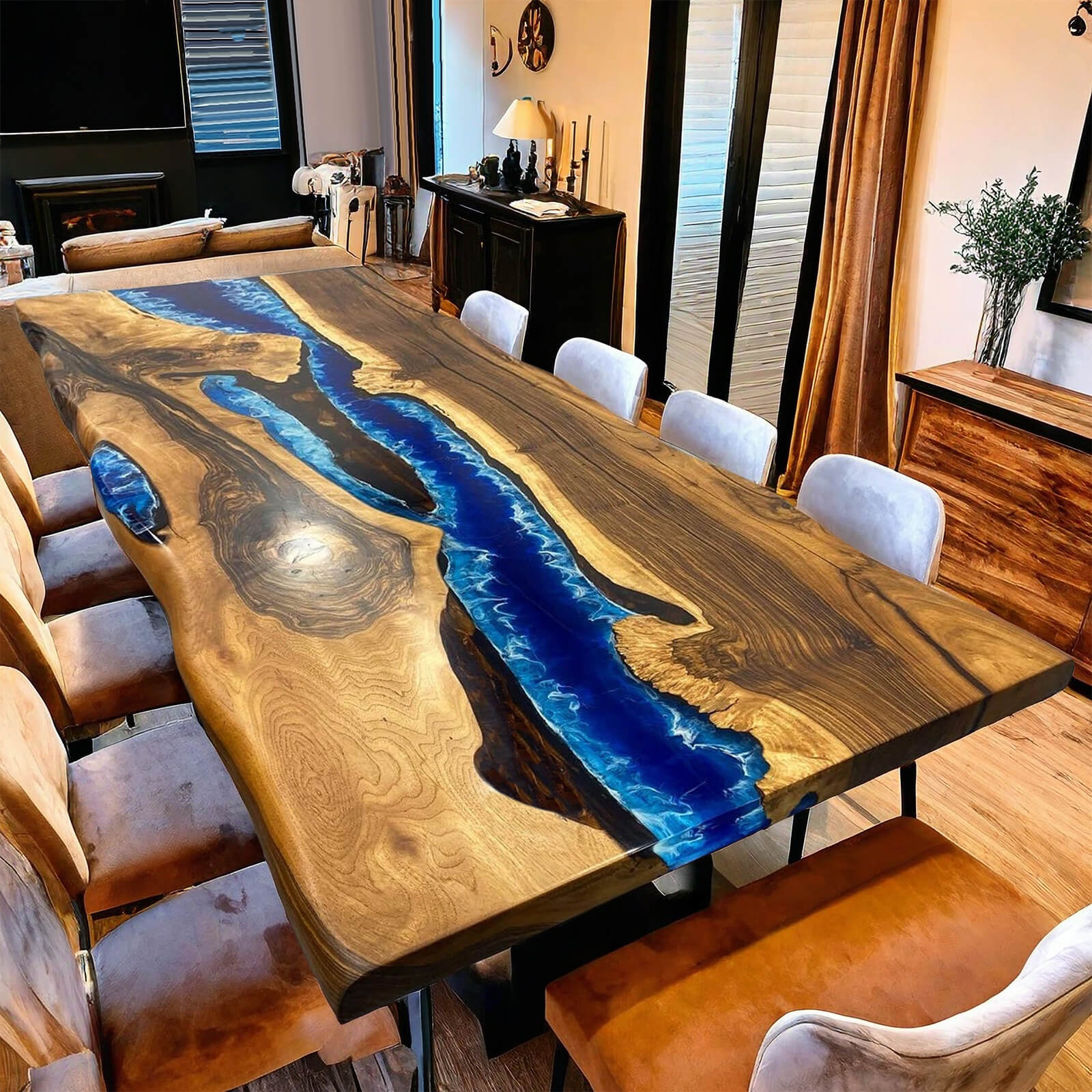 custom-walnut-epoxy-resin-river-table-blue-waves-krt29-76