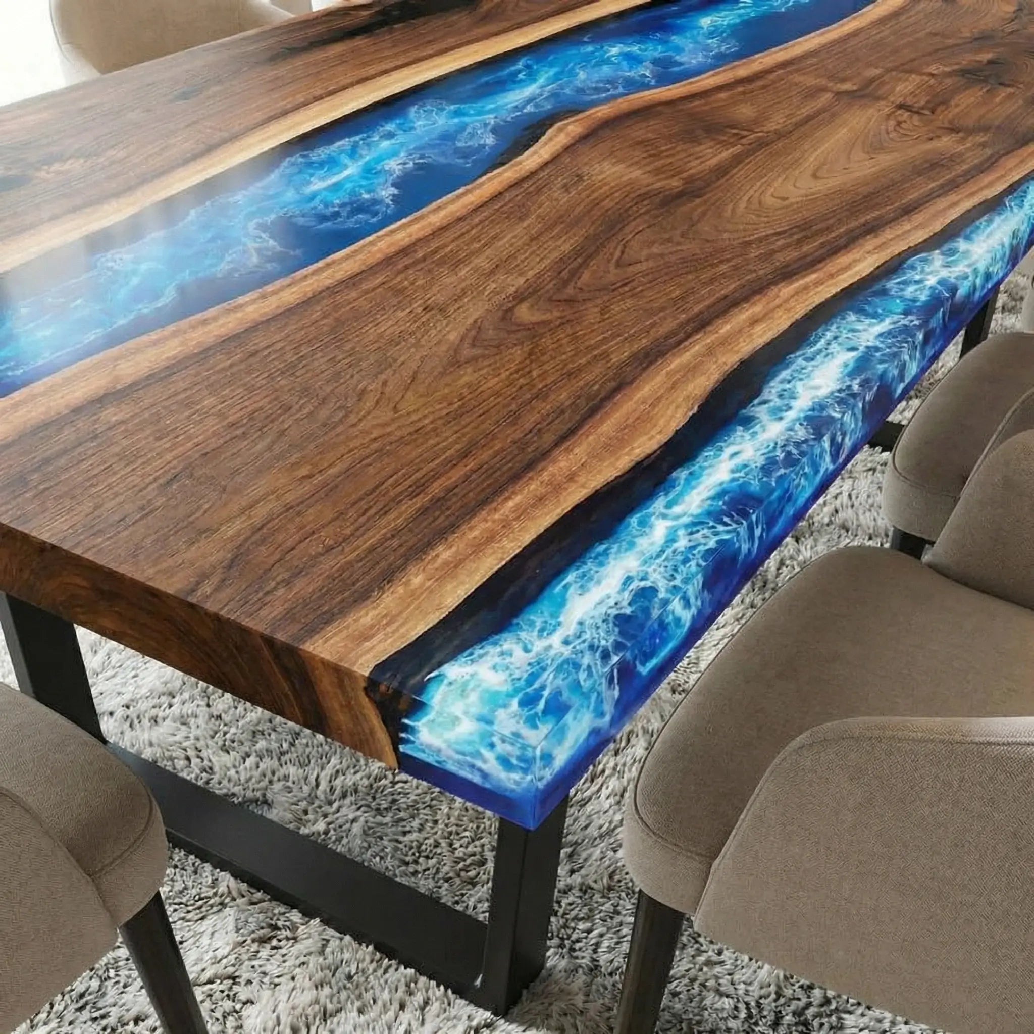 Custom-Walnut-Epoxy-Resin-River-Table-Blue-Waves-XRT-58-21