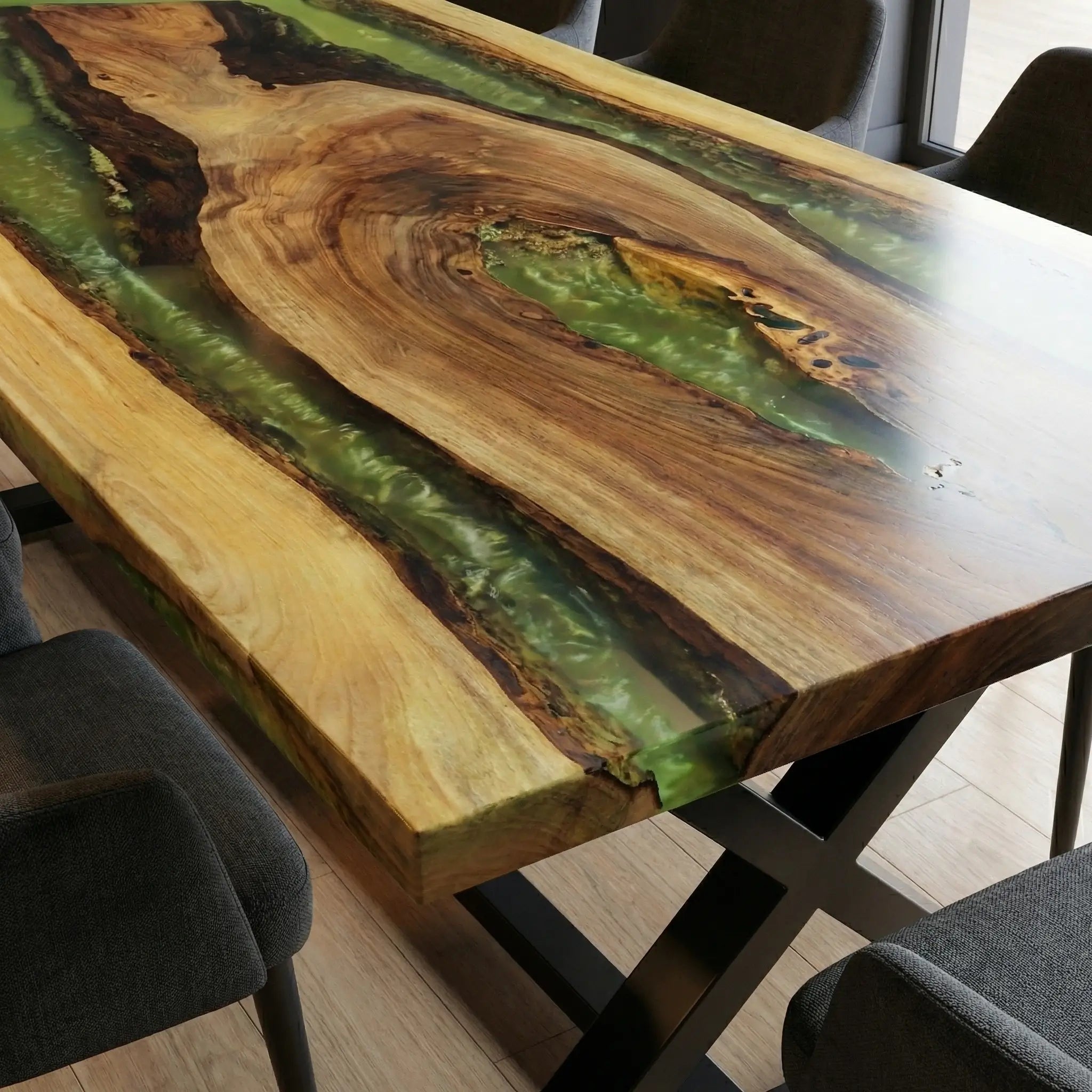 Custom-Walnut-Epoxy-Resin-River-Table-Green-Resin-ERK-58-19