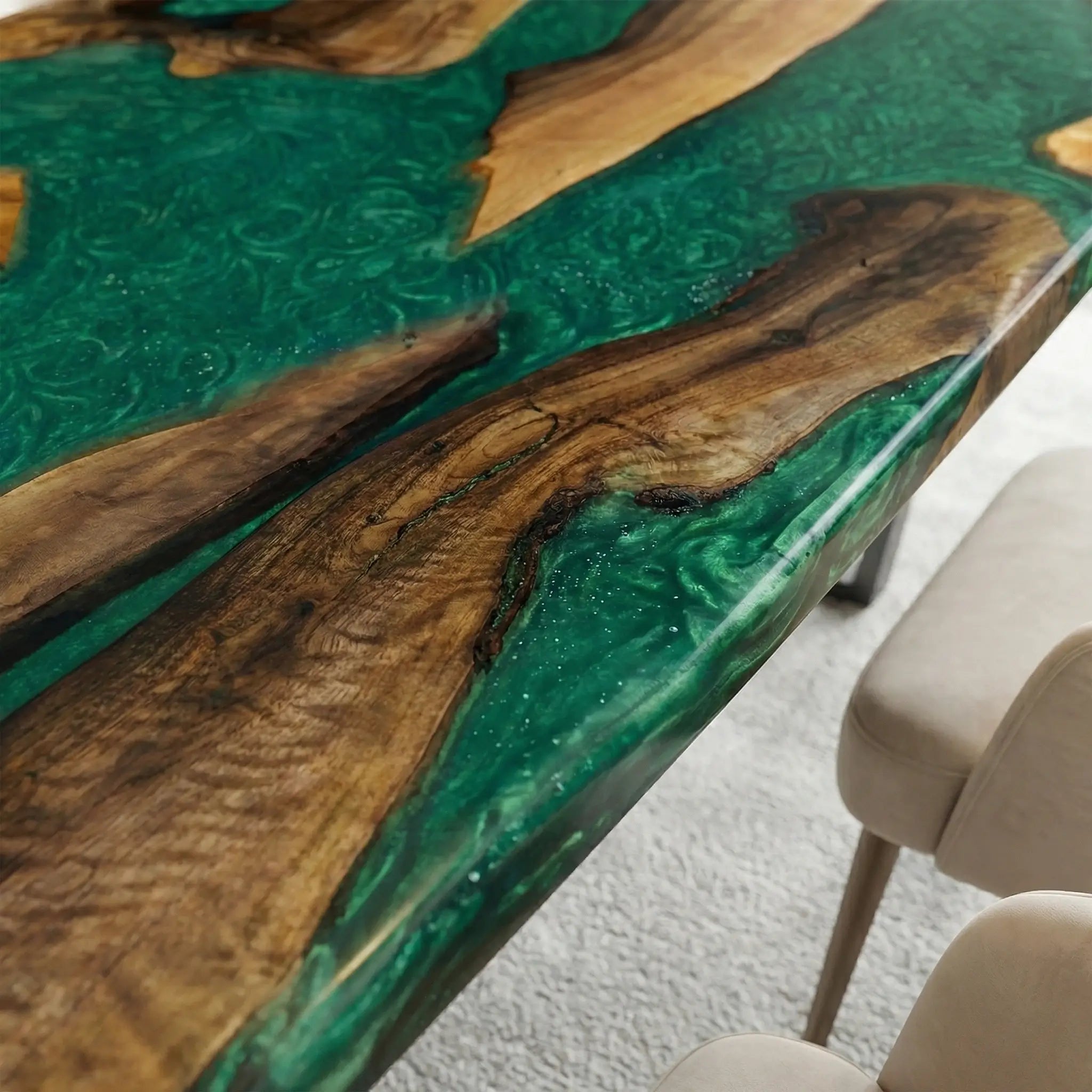Custom-Walnut-Epoxy-Resin-River-Table-Green-Resin-VCT-84-18