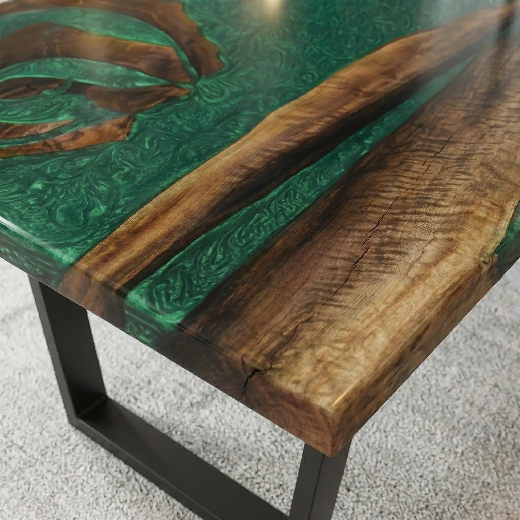 Custom-Walnut-Epoxy-Resin-River-Table-Green-Resin-VCT-84-19