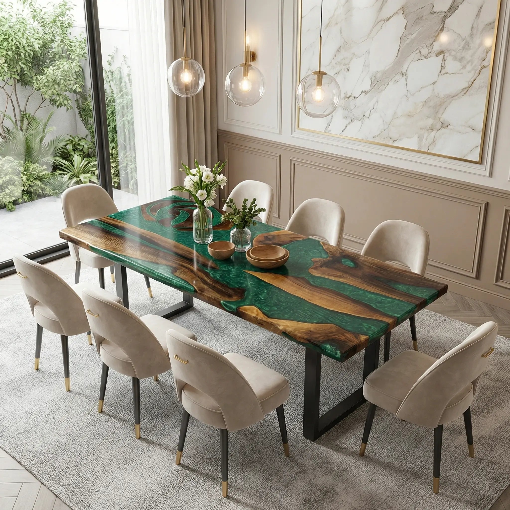 Custom-Walnut-Epoxy-Resin-River-Table-Green-Resin-VCT-84-21