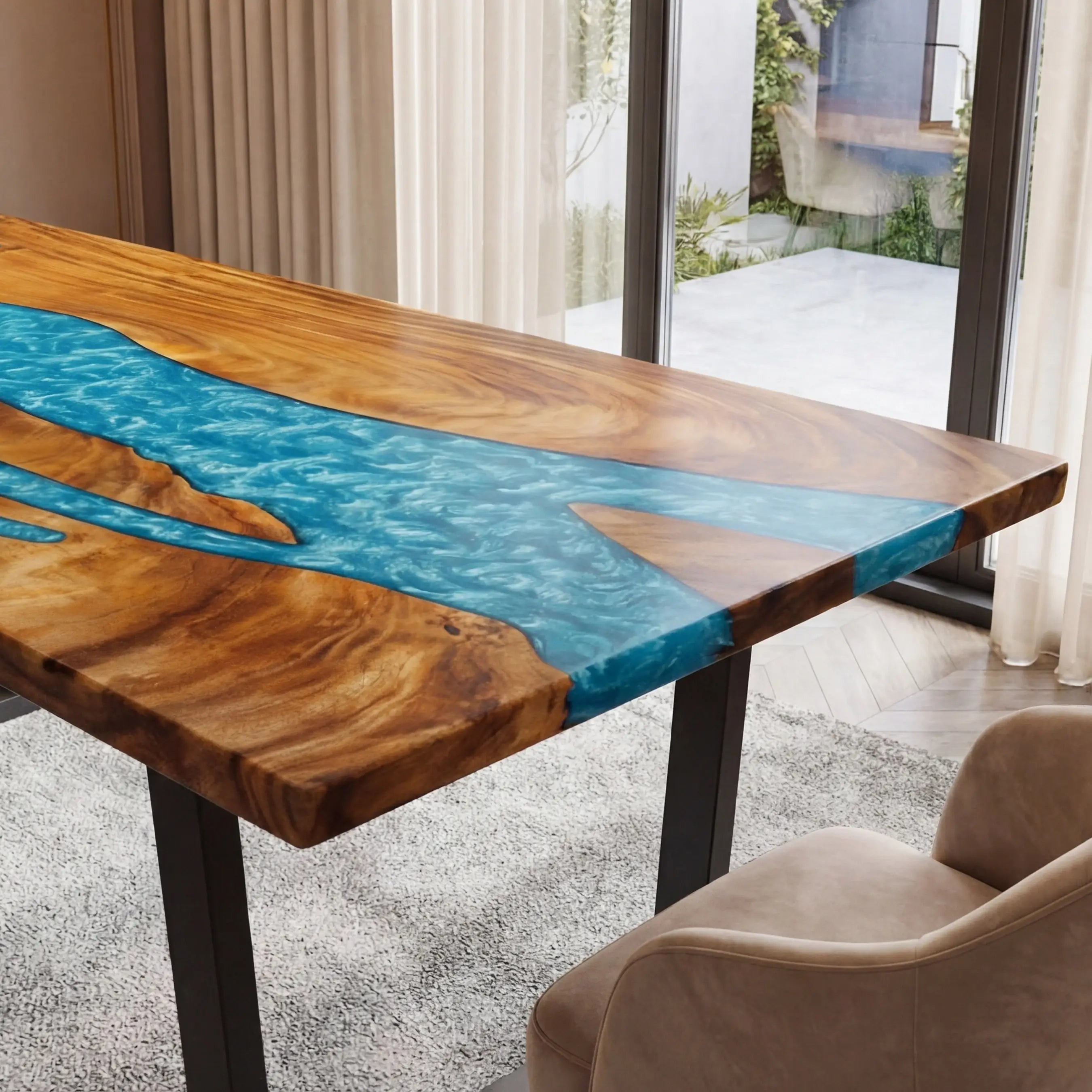 Custom-Walnut-Epoxy-Resin-River-Table-Mint-Blue-ERT-55-19