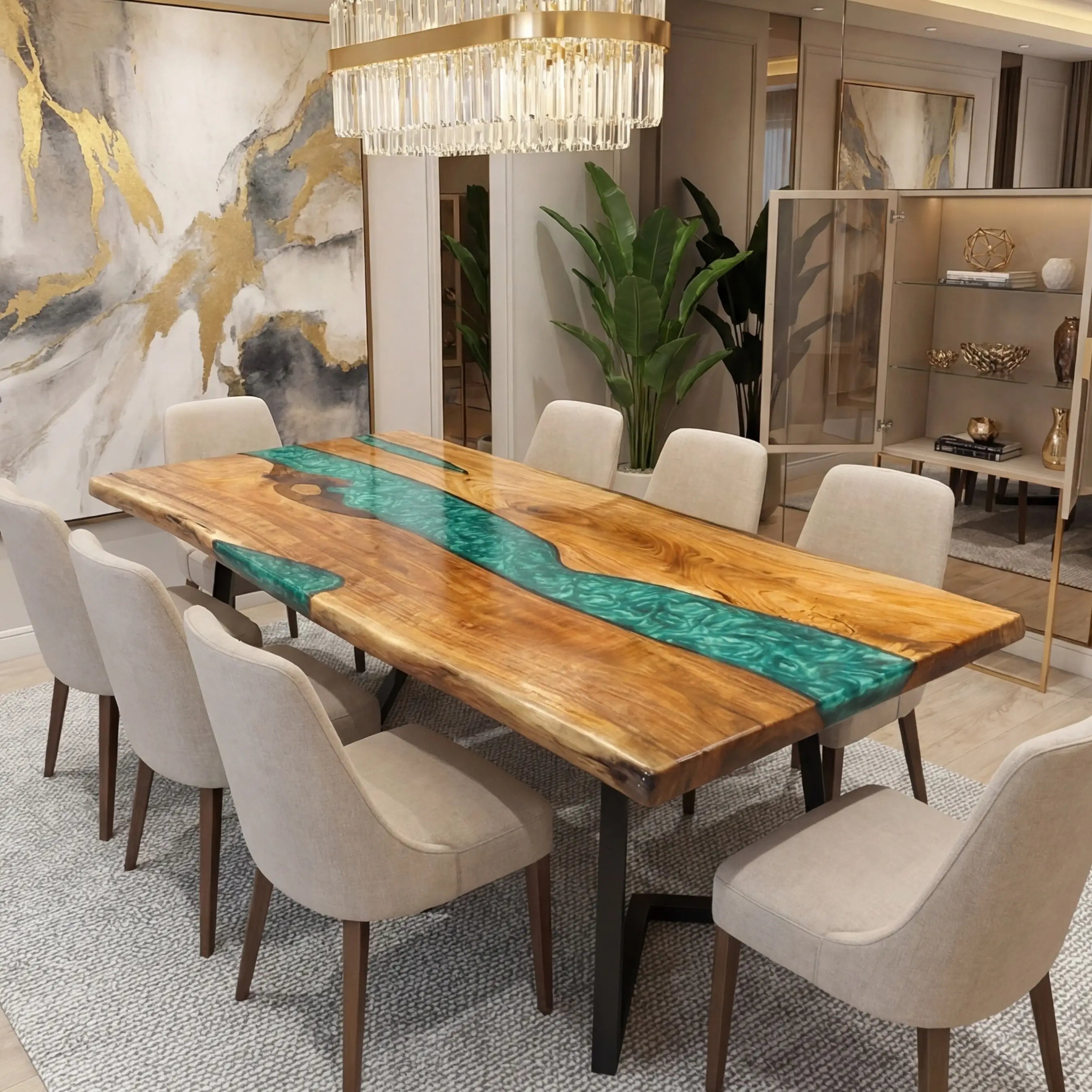 Custom-Walnut-Epoxy-Resin-River-Table-Mint-Green-Resin-ERT-90-20