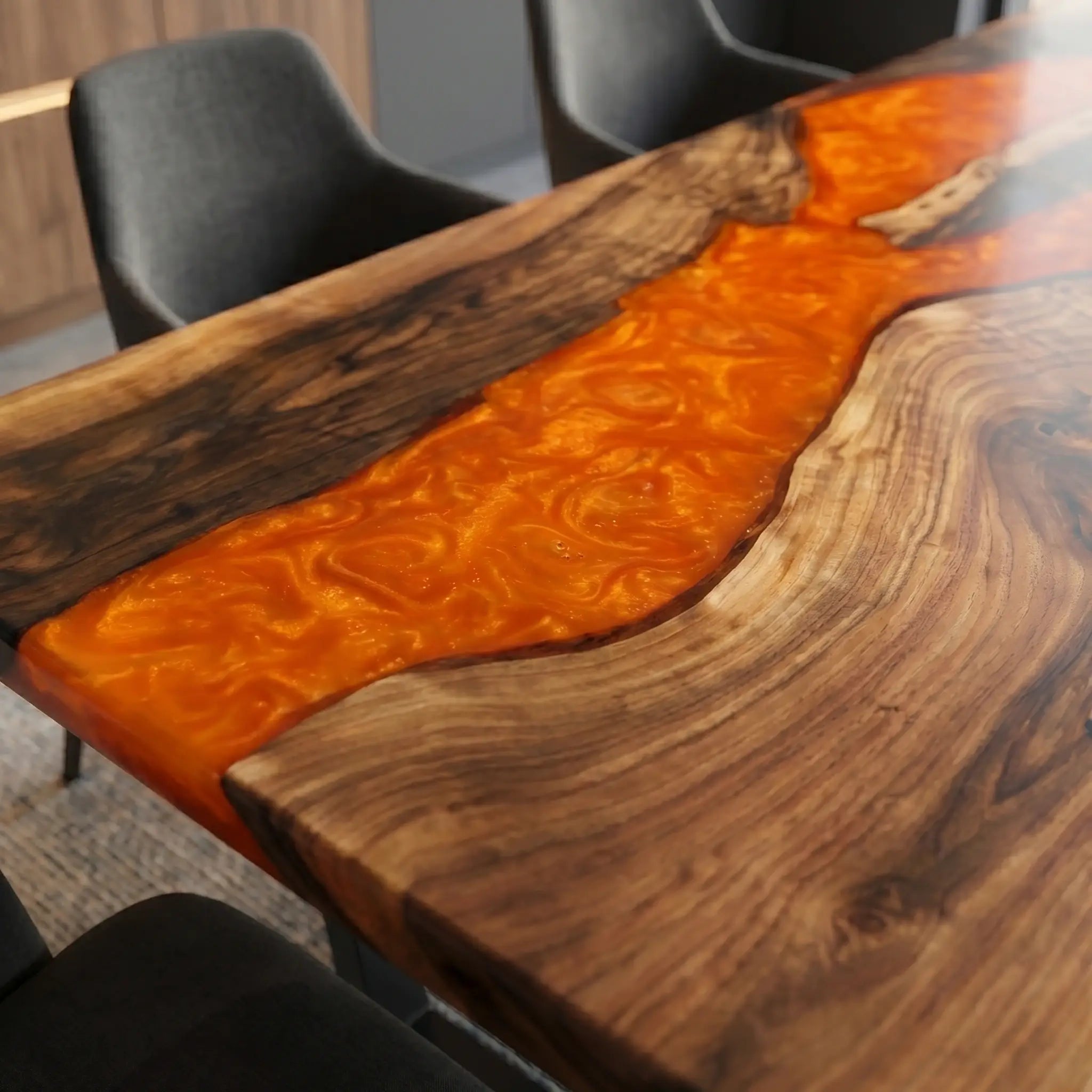 Custom-Walnut-Epoxy-Resin-River-Table-Orange-Resin-WET-72-20