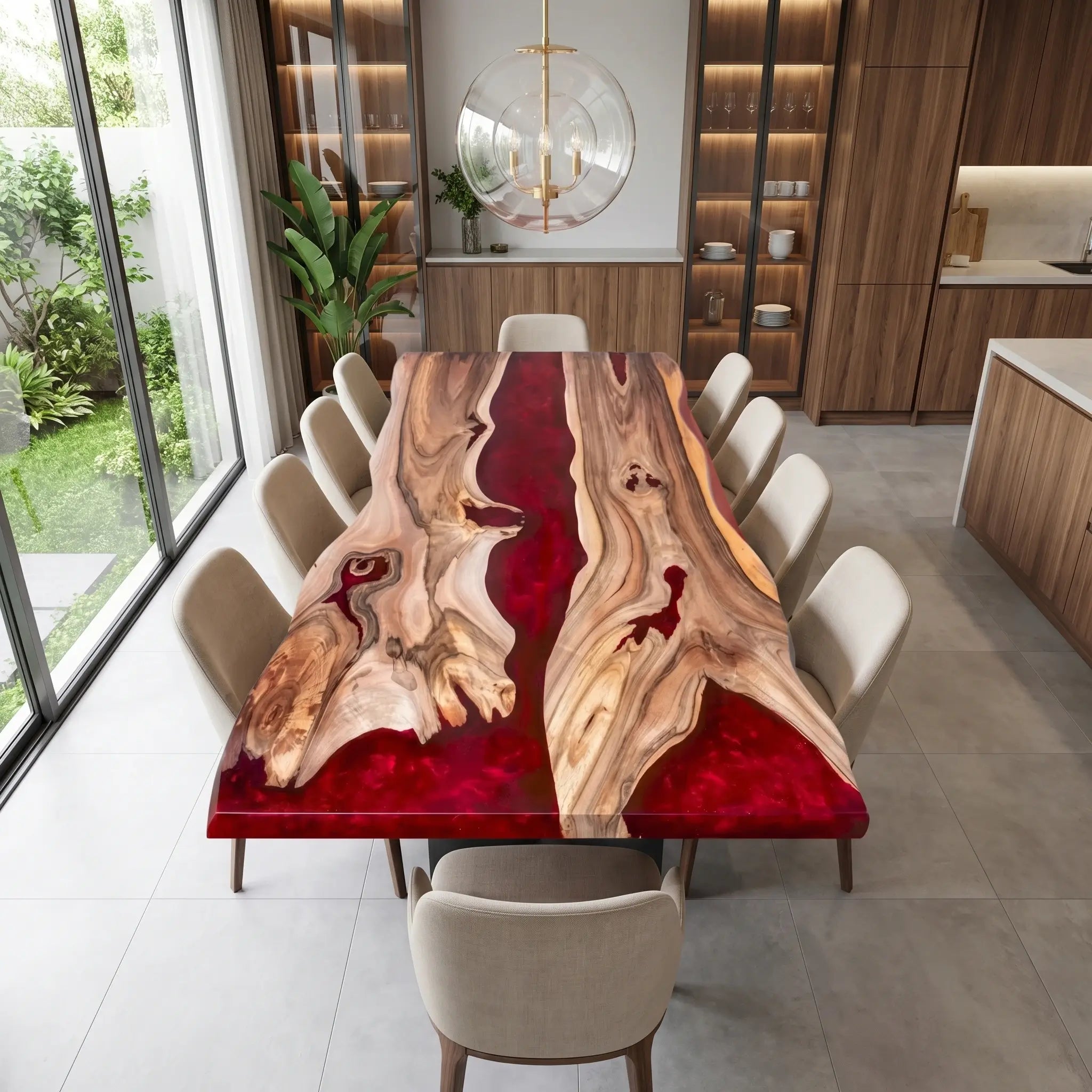 Custom-Walnut-Epoxy-Resin-River-Table-Red-Resin-WRT-29-21