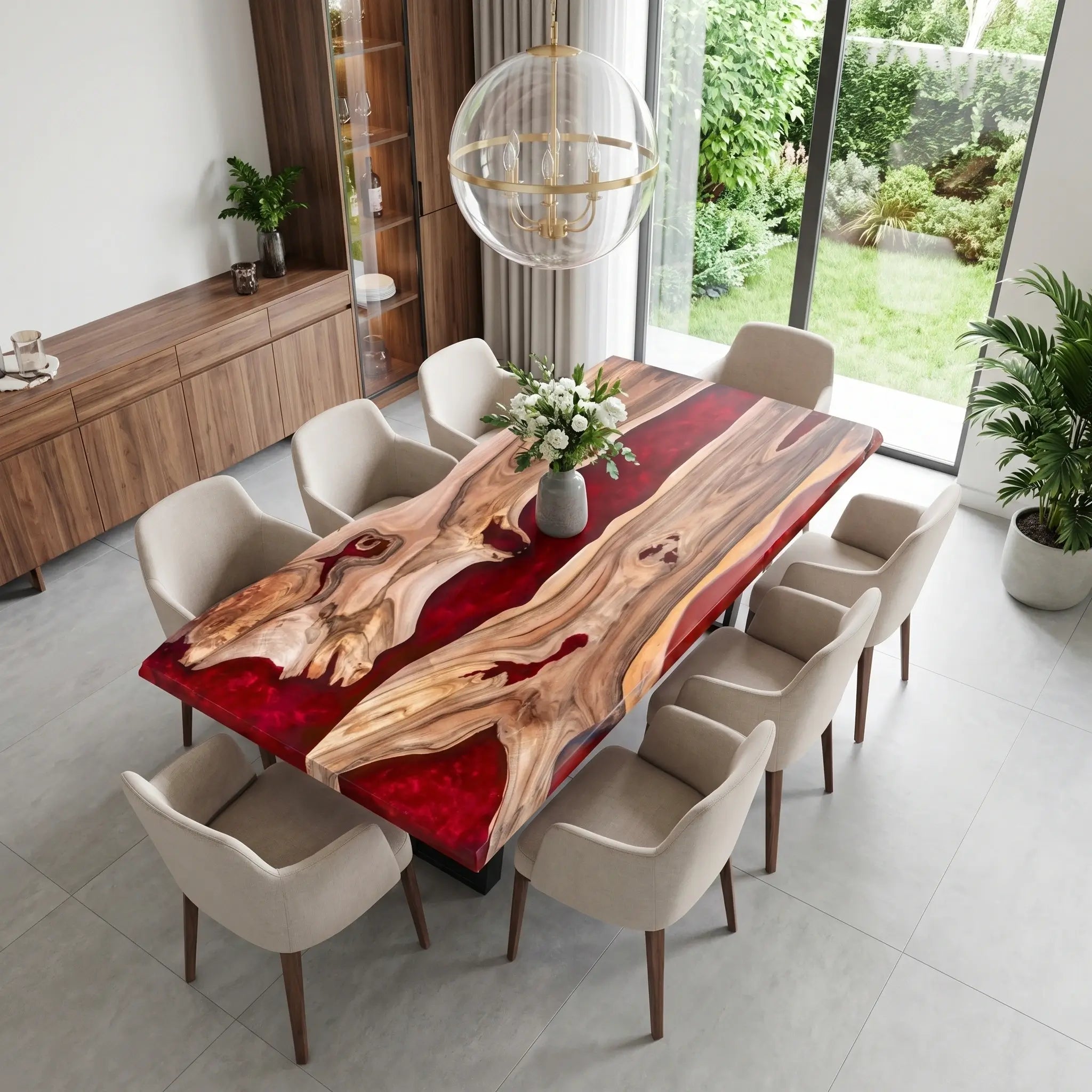Custom-Walnut-Epoxy-Resin-River-Table-Red-Resin-WRT-29-23
