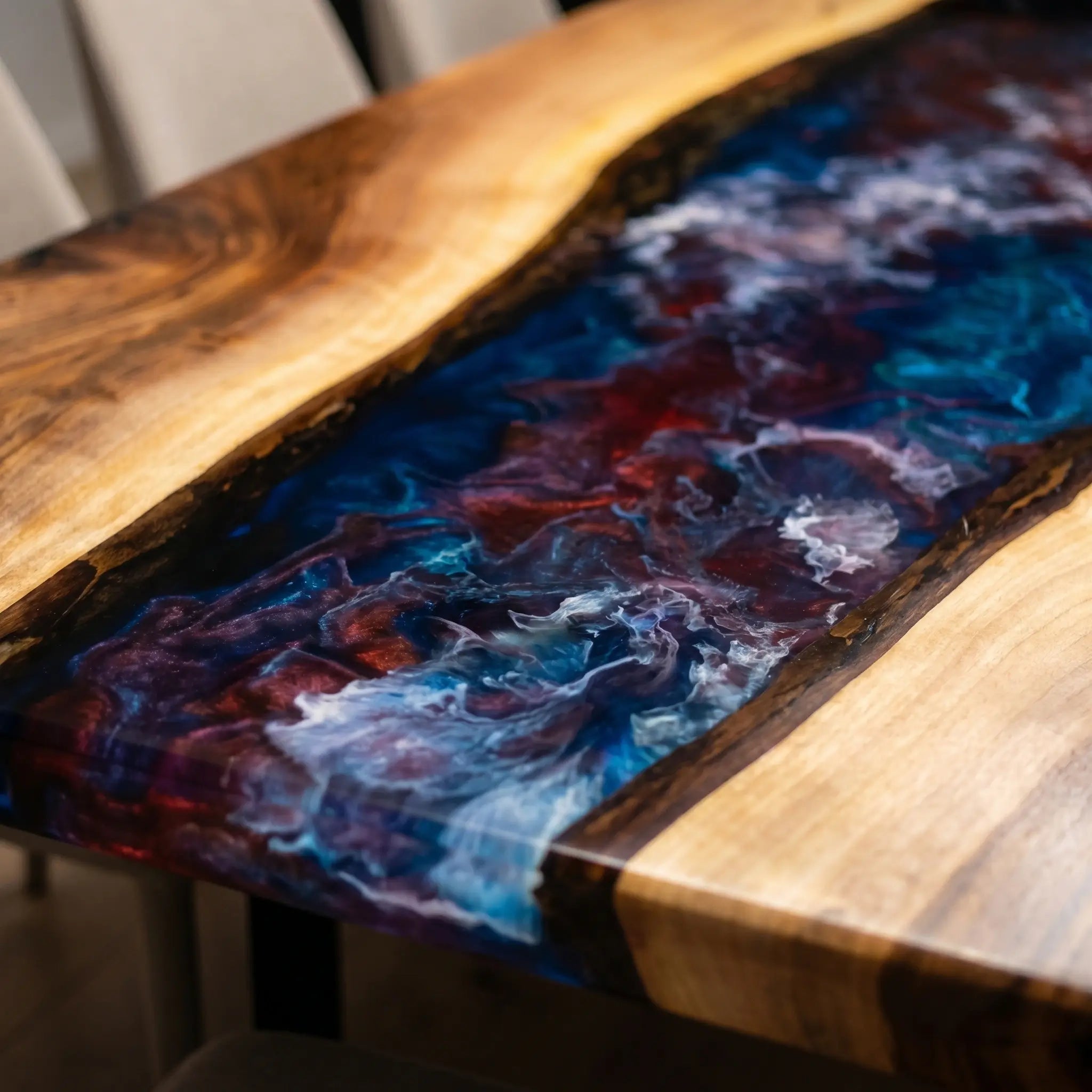 Custom-Walnut-Epoxy-Resin-River-Table-Red-White-Blue-Resin-WRT-39-19