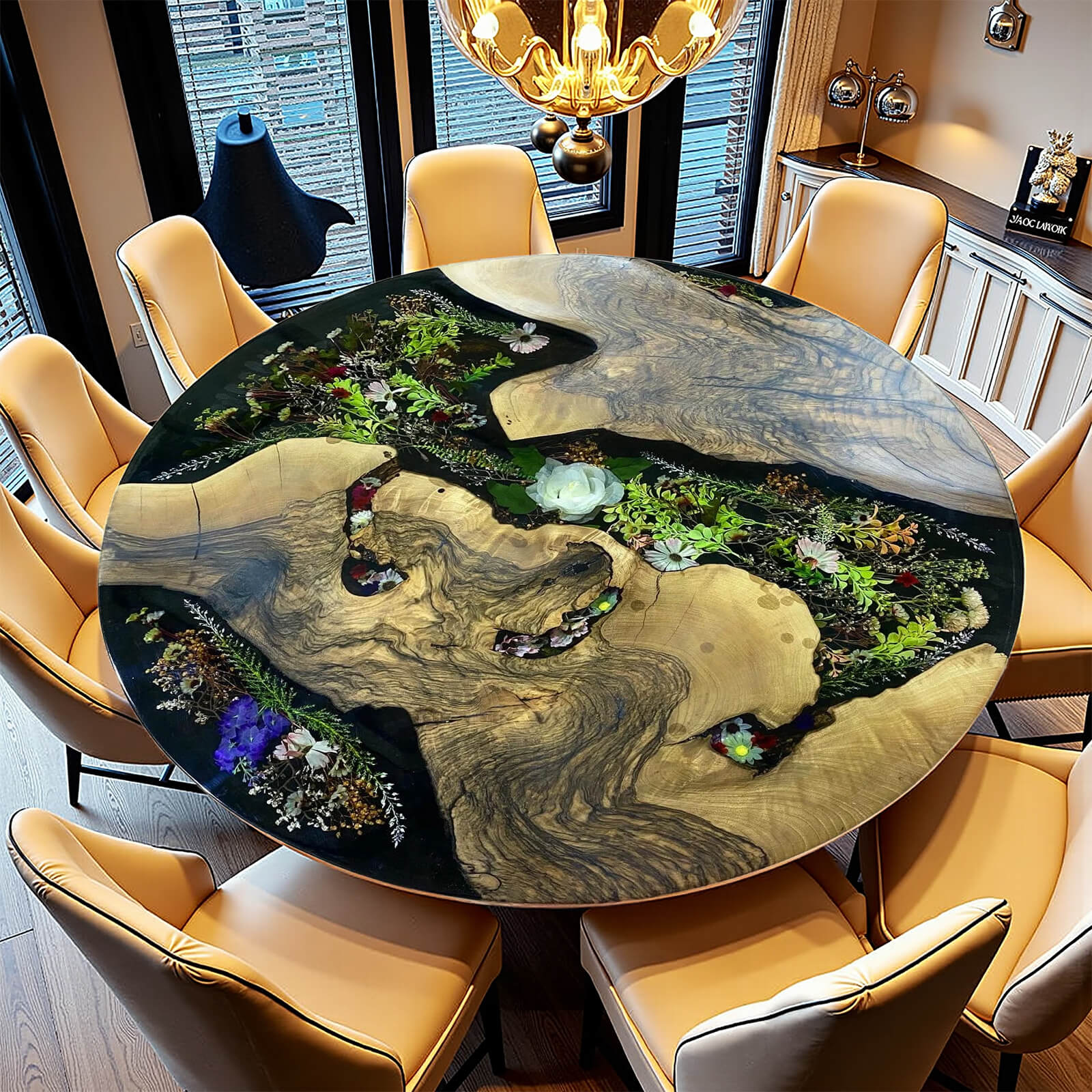 custom-walnut-epoxy-resin-round-flower-coffee-table-green-resin-ett-77-83