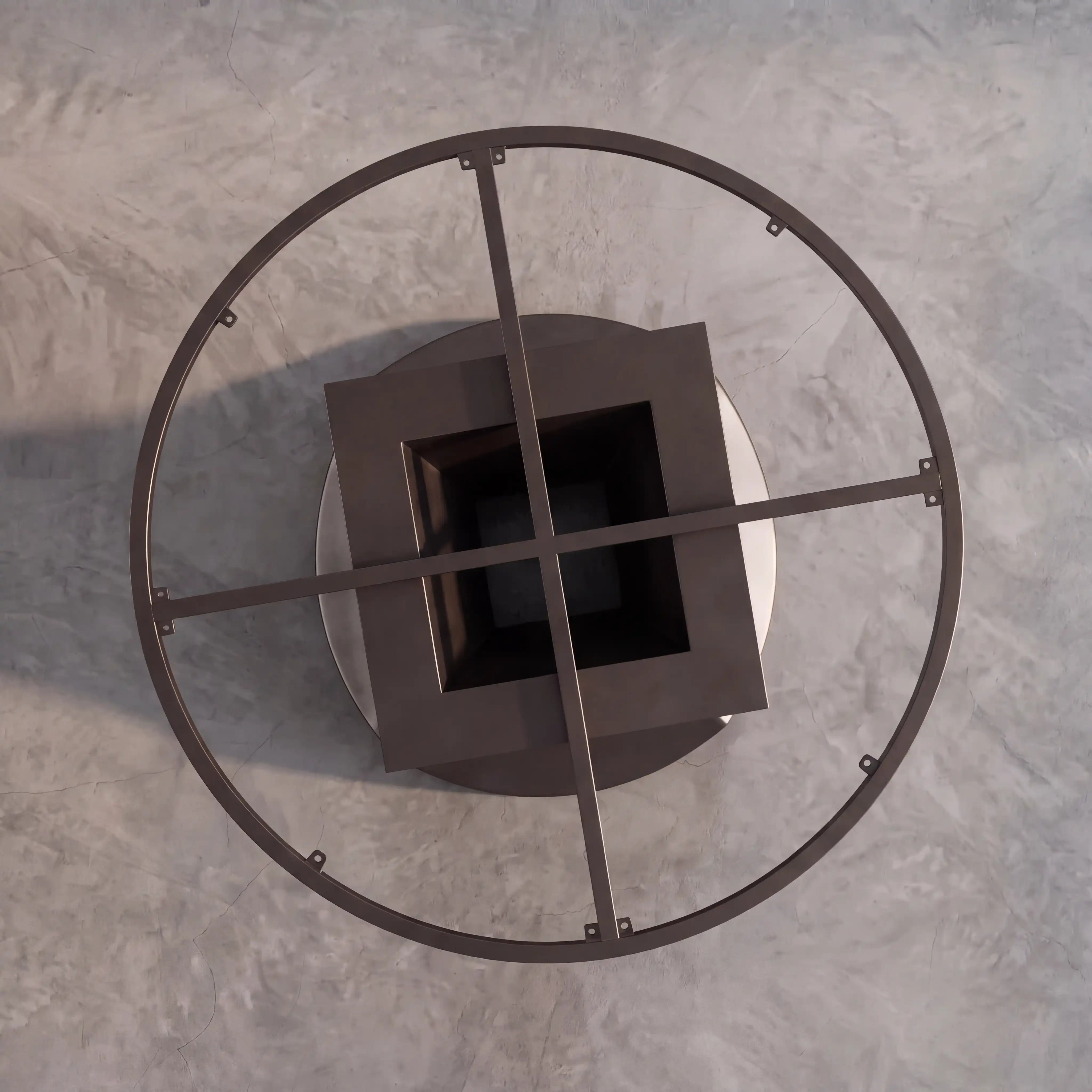 Dark Metal Table Base TL019