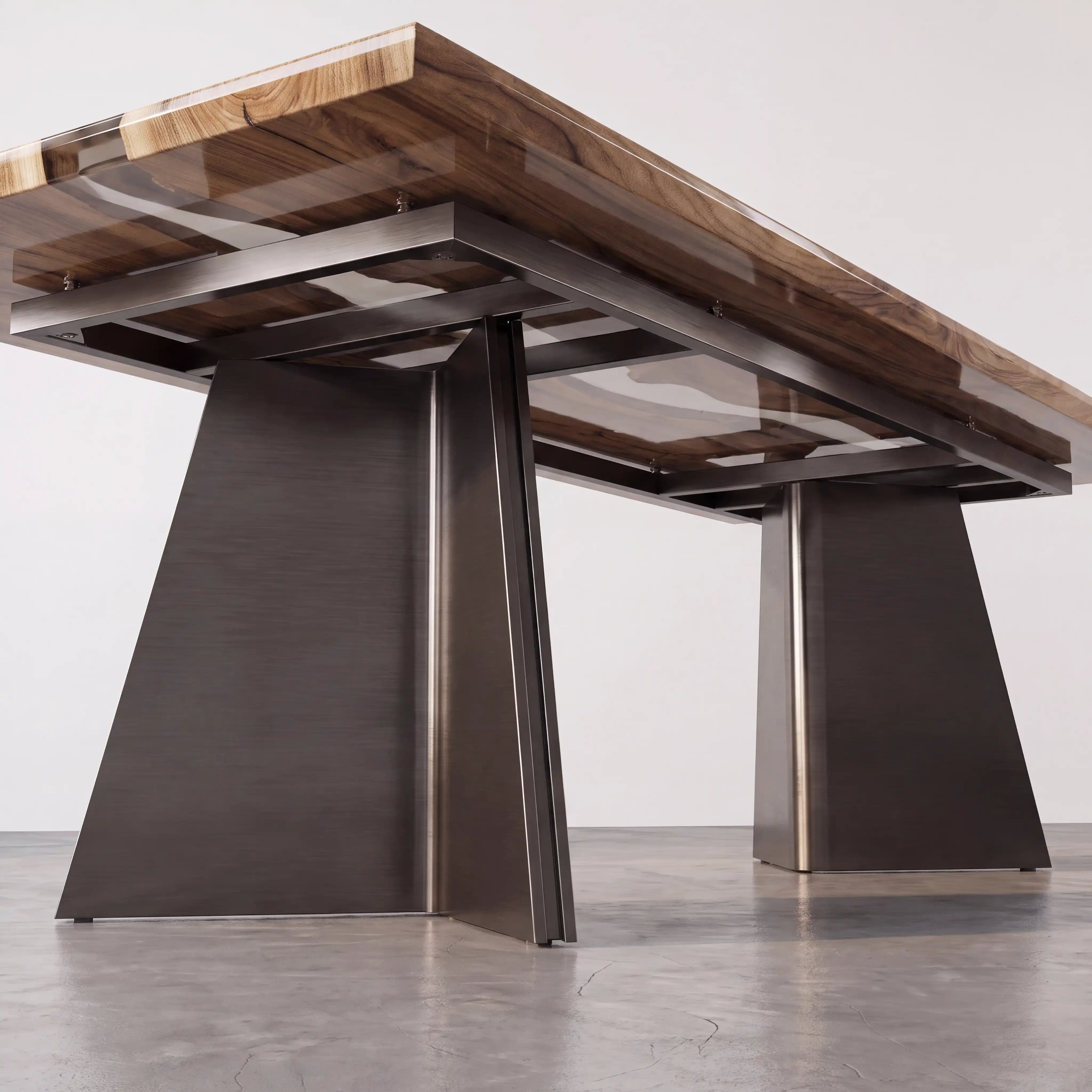 Dark Metal Table Base TL09