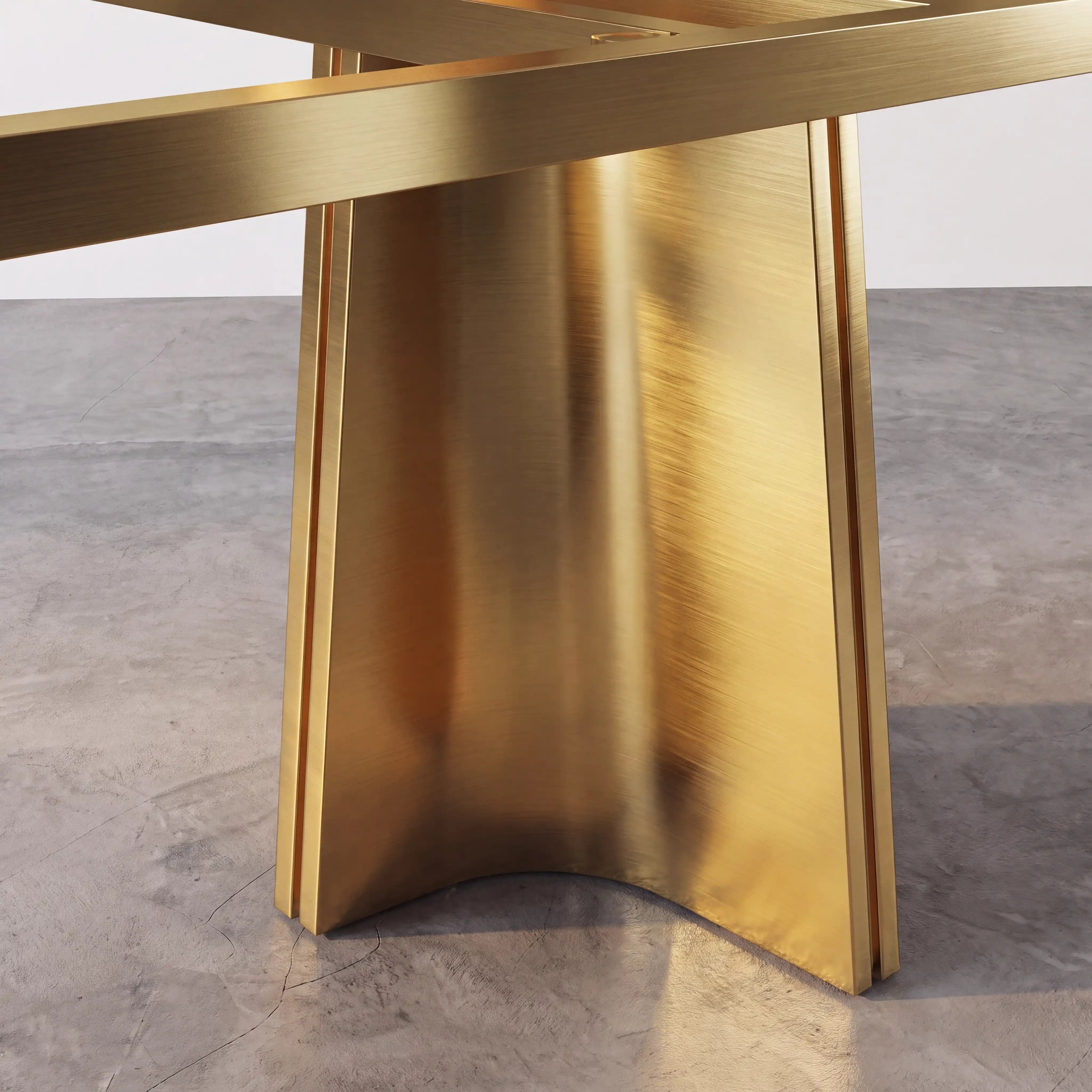 Gold Metal Table Base TL08