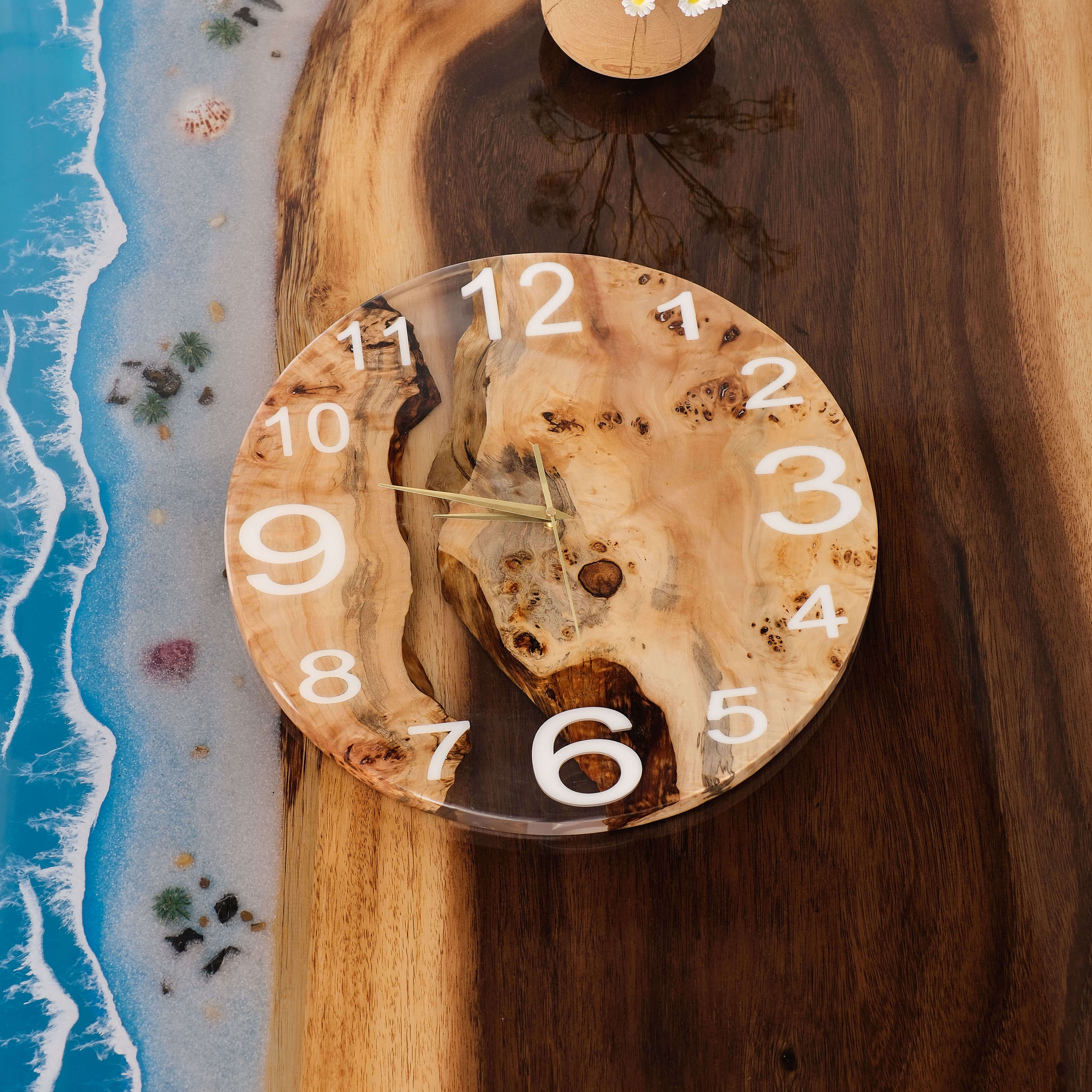 poplar-epoxy-resin-wood-wall-clock-clx102-8