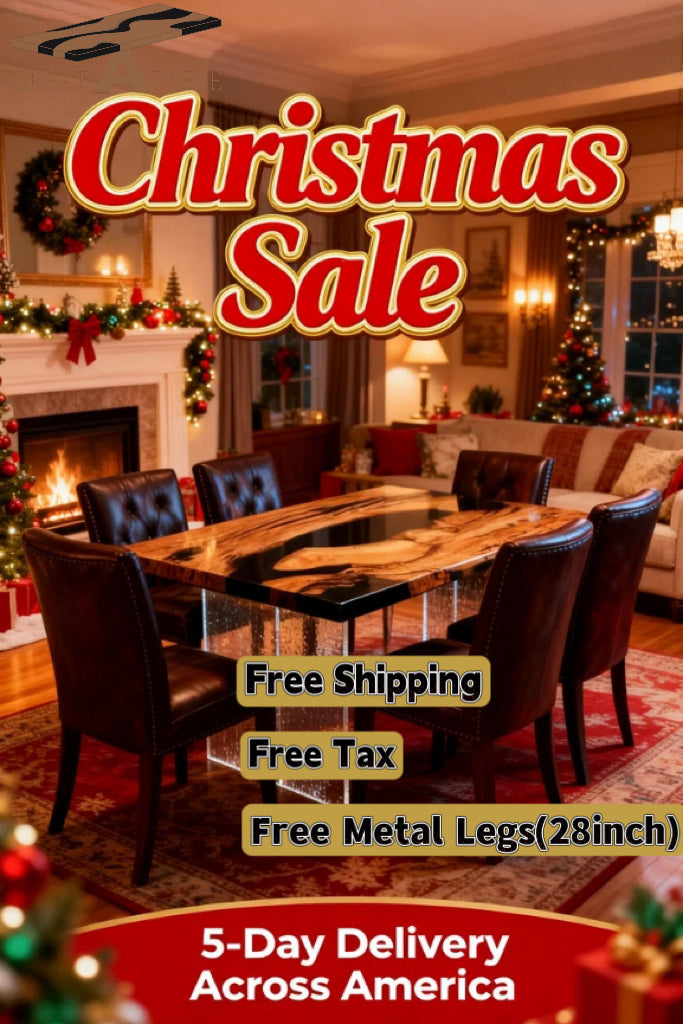 Christmas Promotion-60" × 36" Olive Wood Dining Table from CREATEA TABLE